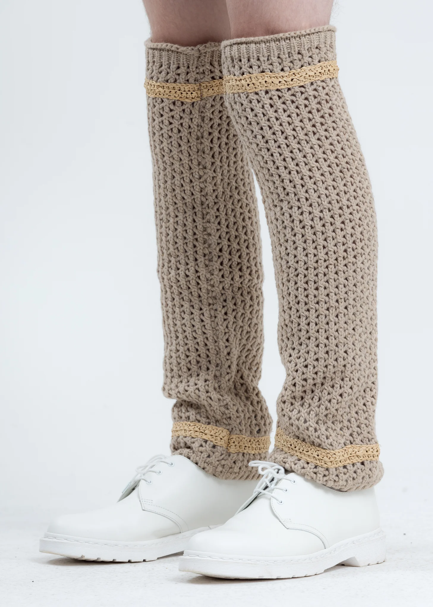 Beige Saint Leg Warmer - Image 3
