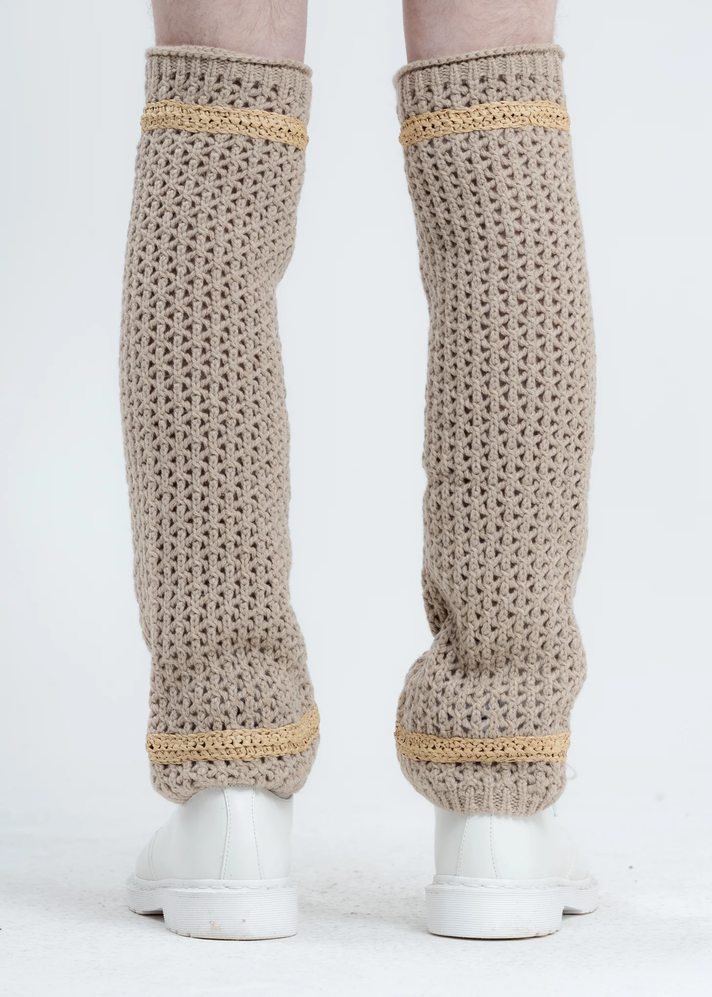 Beige Saint Leg Warmer - Image 4