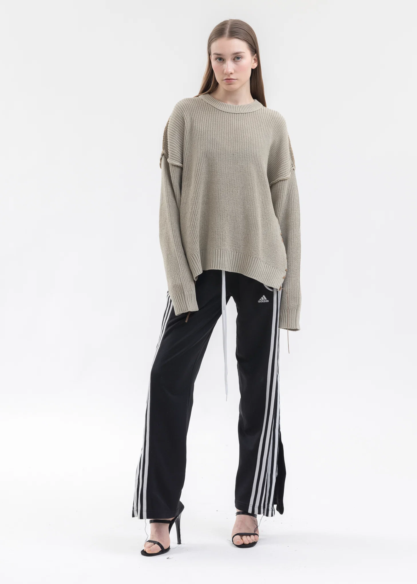 Beige SHORT LENGTH COTTON KNIT - Image 5