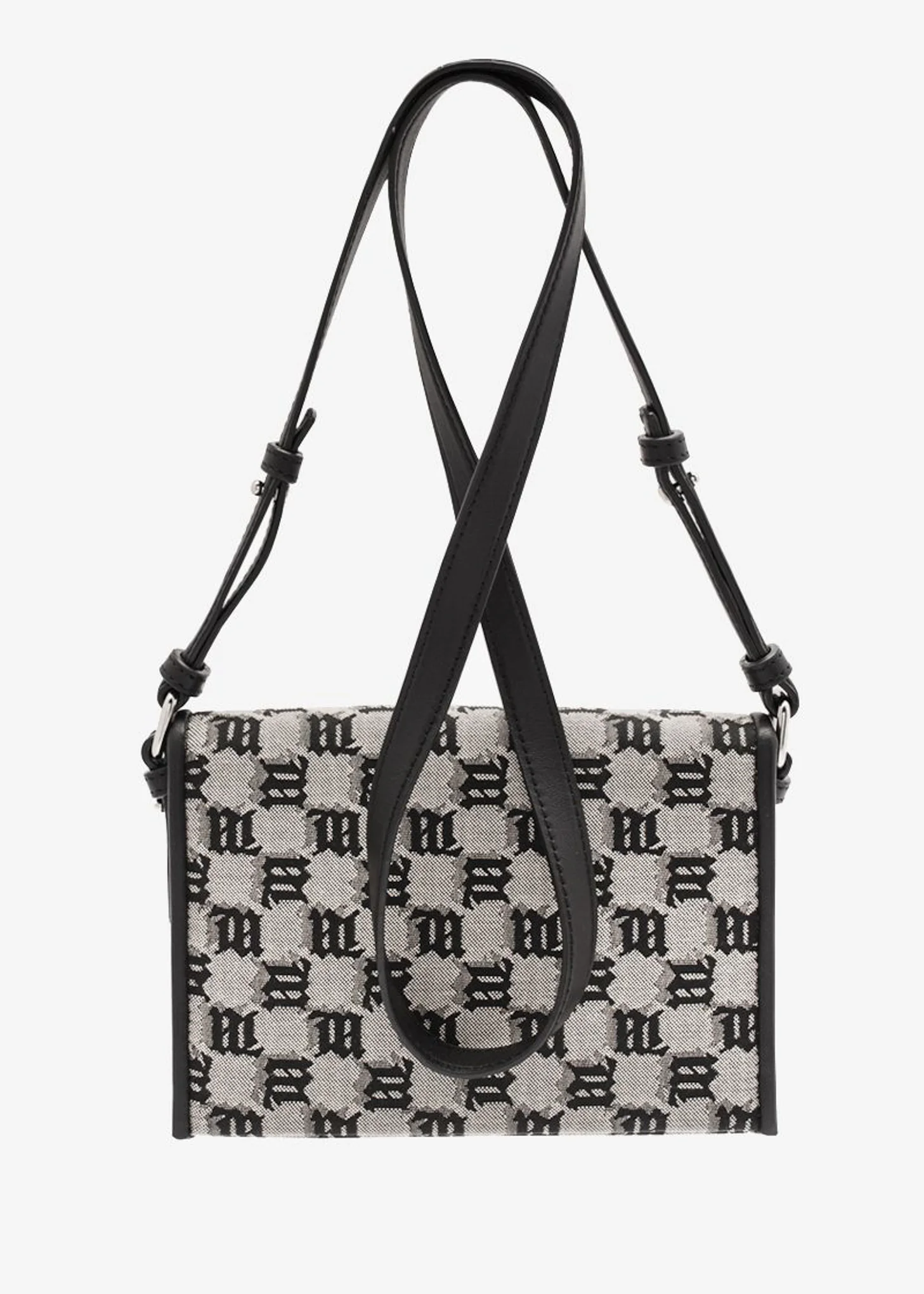 Beige Signature Monogram Jacquard Phone Pouch - Image 6