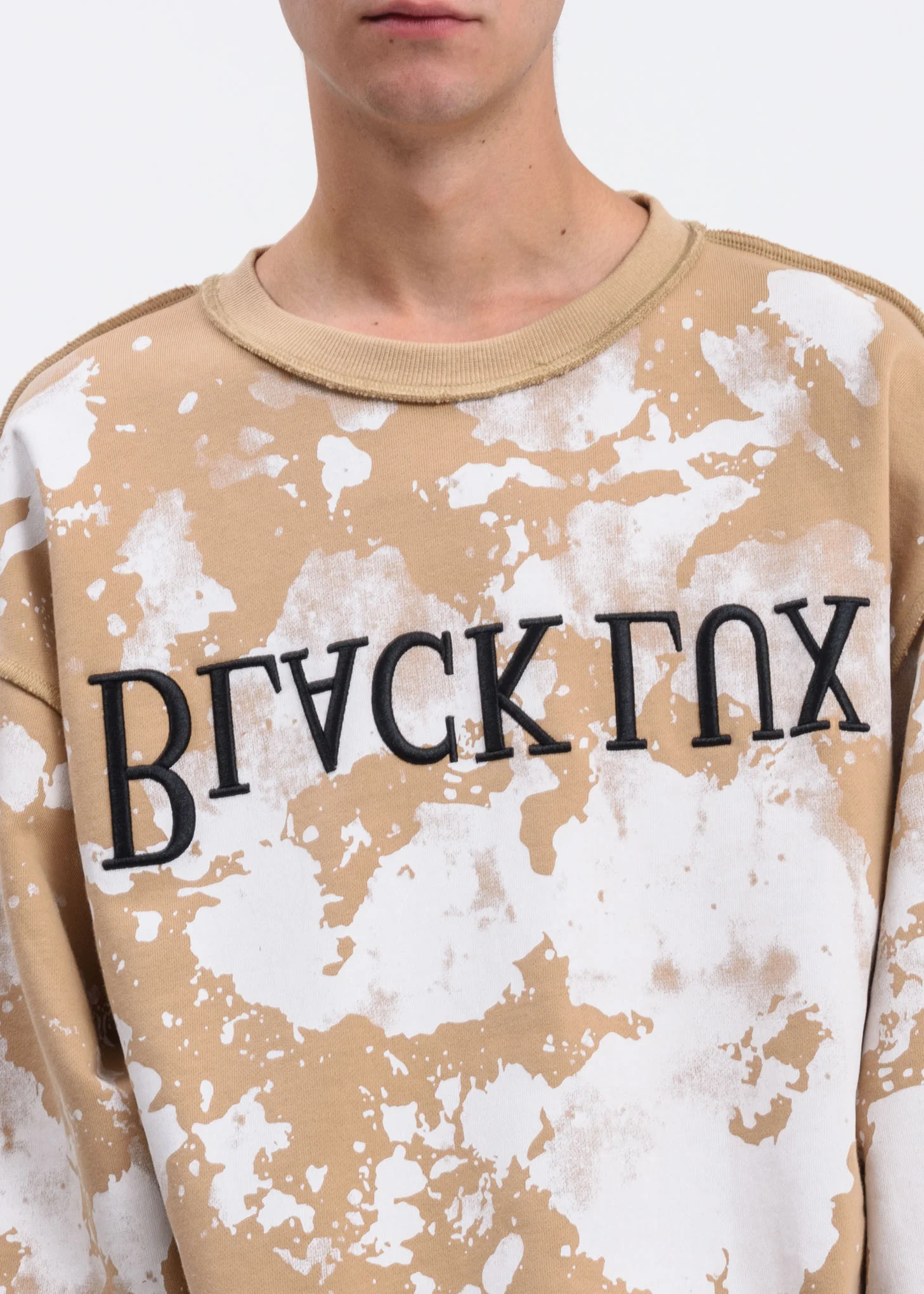 Beige Splatter Sweatshirt - Image 3