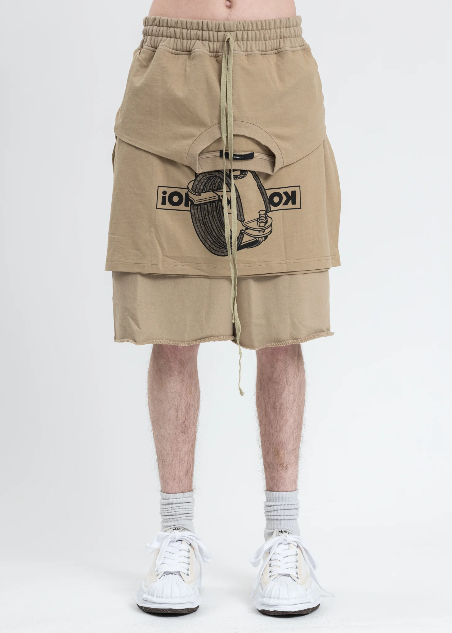 Beige Stabil Reversible Short - Image 2