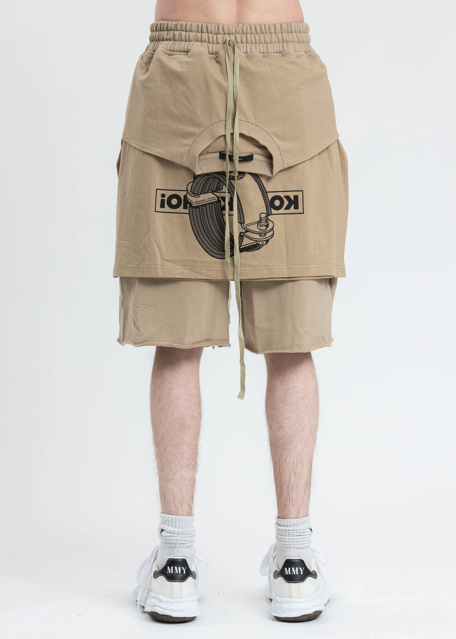 Beige Stabil Reversible Short - Image 4