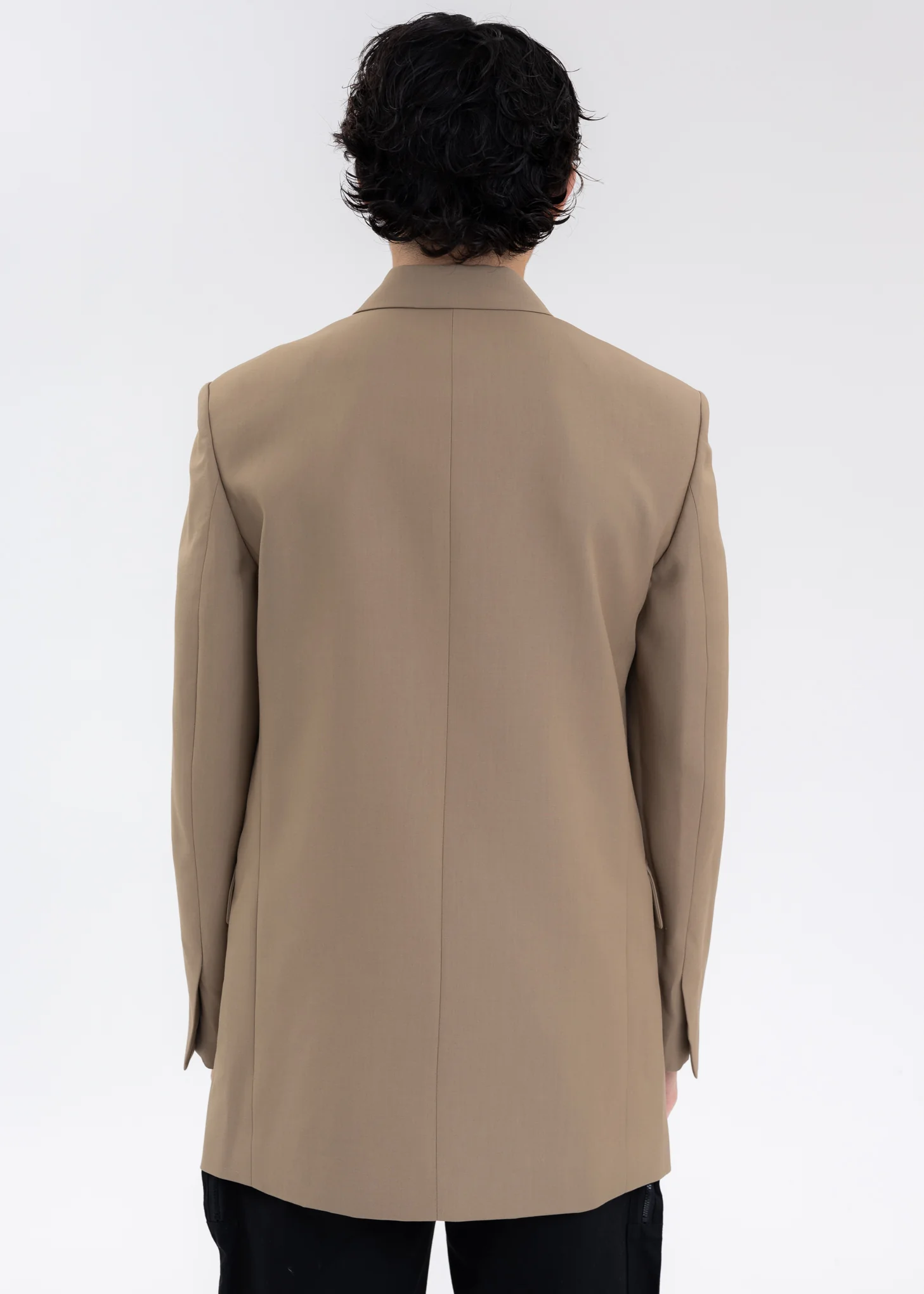 Beige Suit Logo Blazer - Image 4