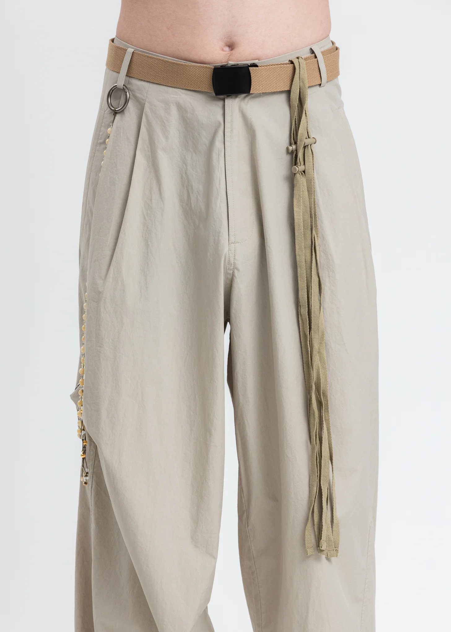 Beige Twist Drill Belt