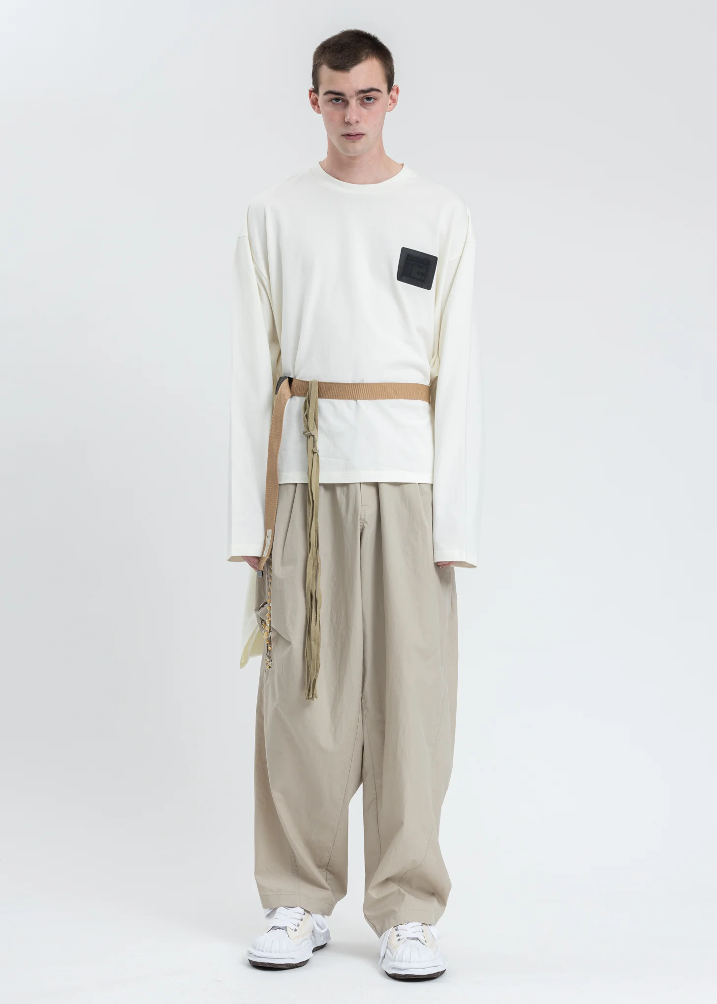 Beige Twist Drill Belt - Image 2