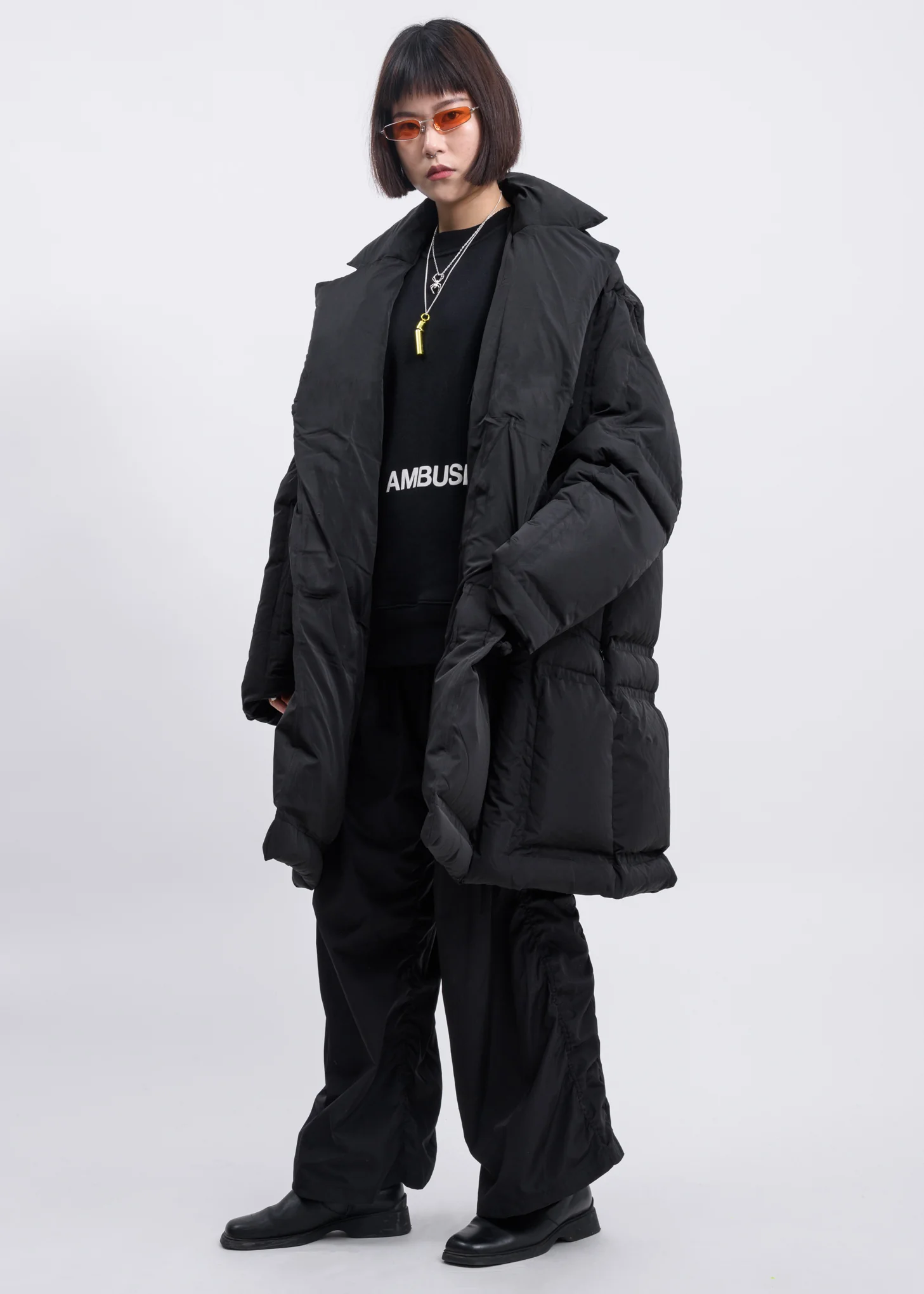 Black '19 AMBUSH  Logo Crewneck - Image 5
