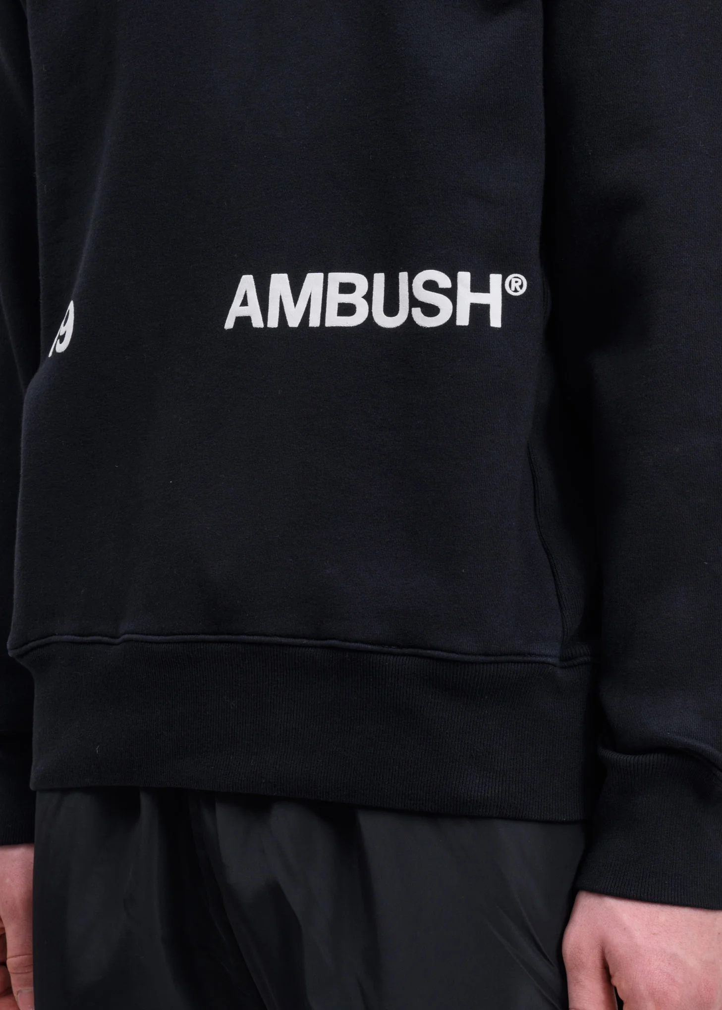 Black '19 AMBUSH  Logo Crewneck - Image 3