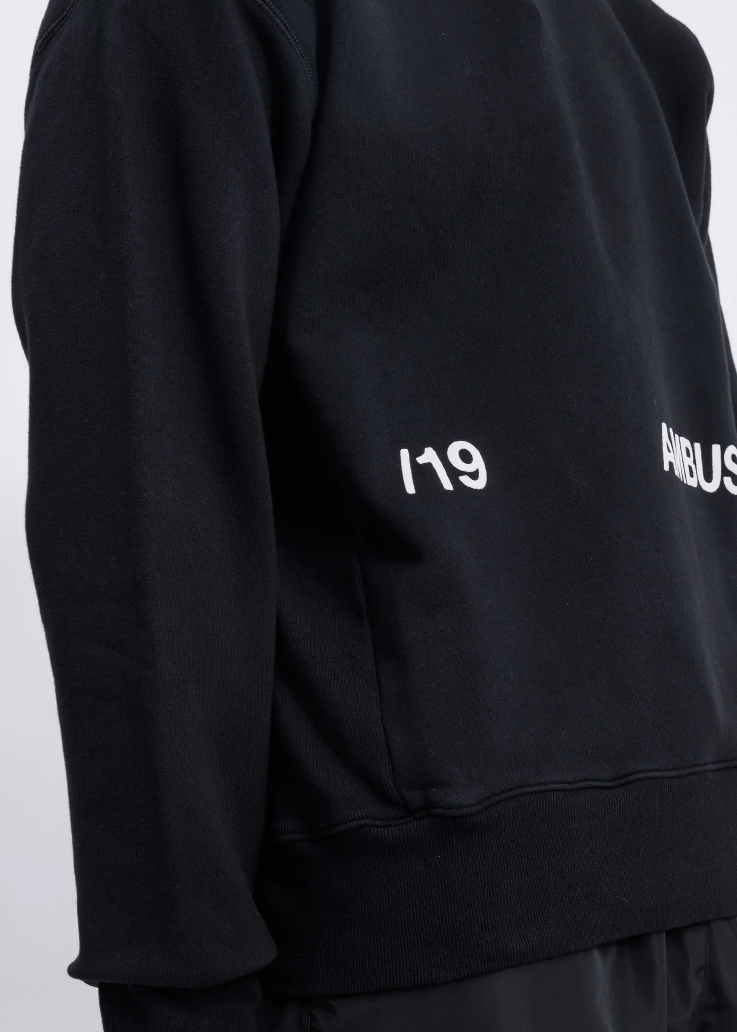 Black '19 AMBUSH  Logo Crewneck - Image 4