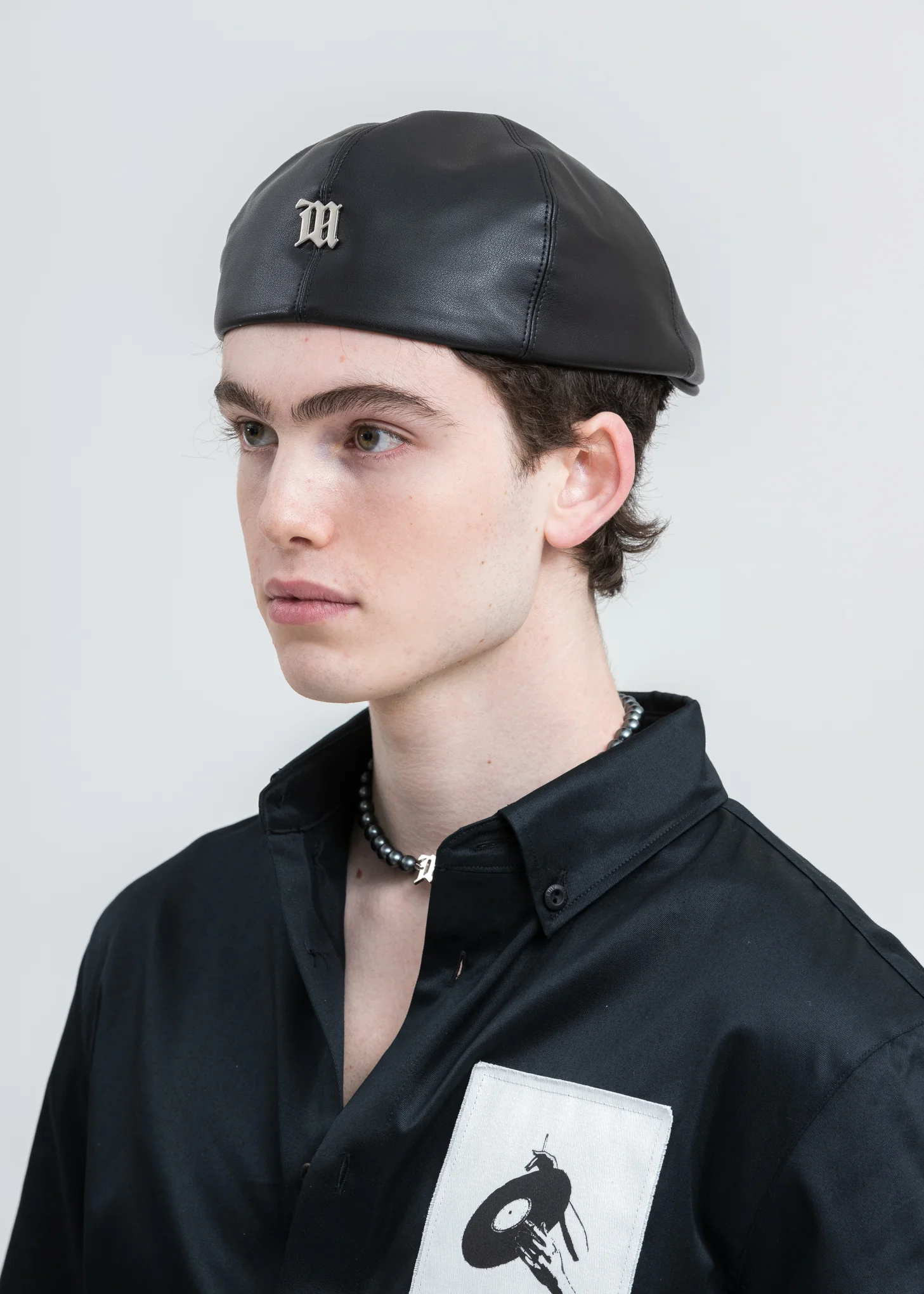 Black 1997 Cannes Flat Cap - Image 2