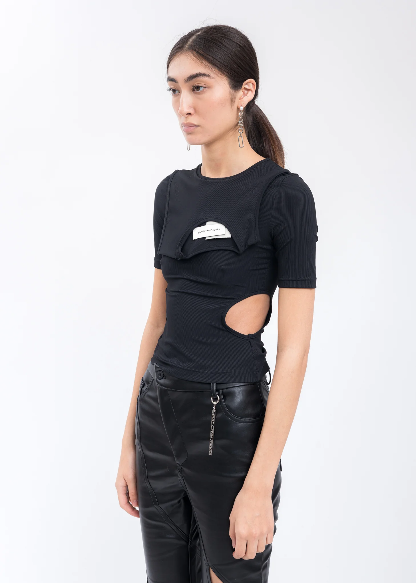 Black 2 In 1 T-Shirt - Image 3