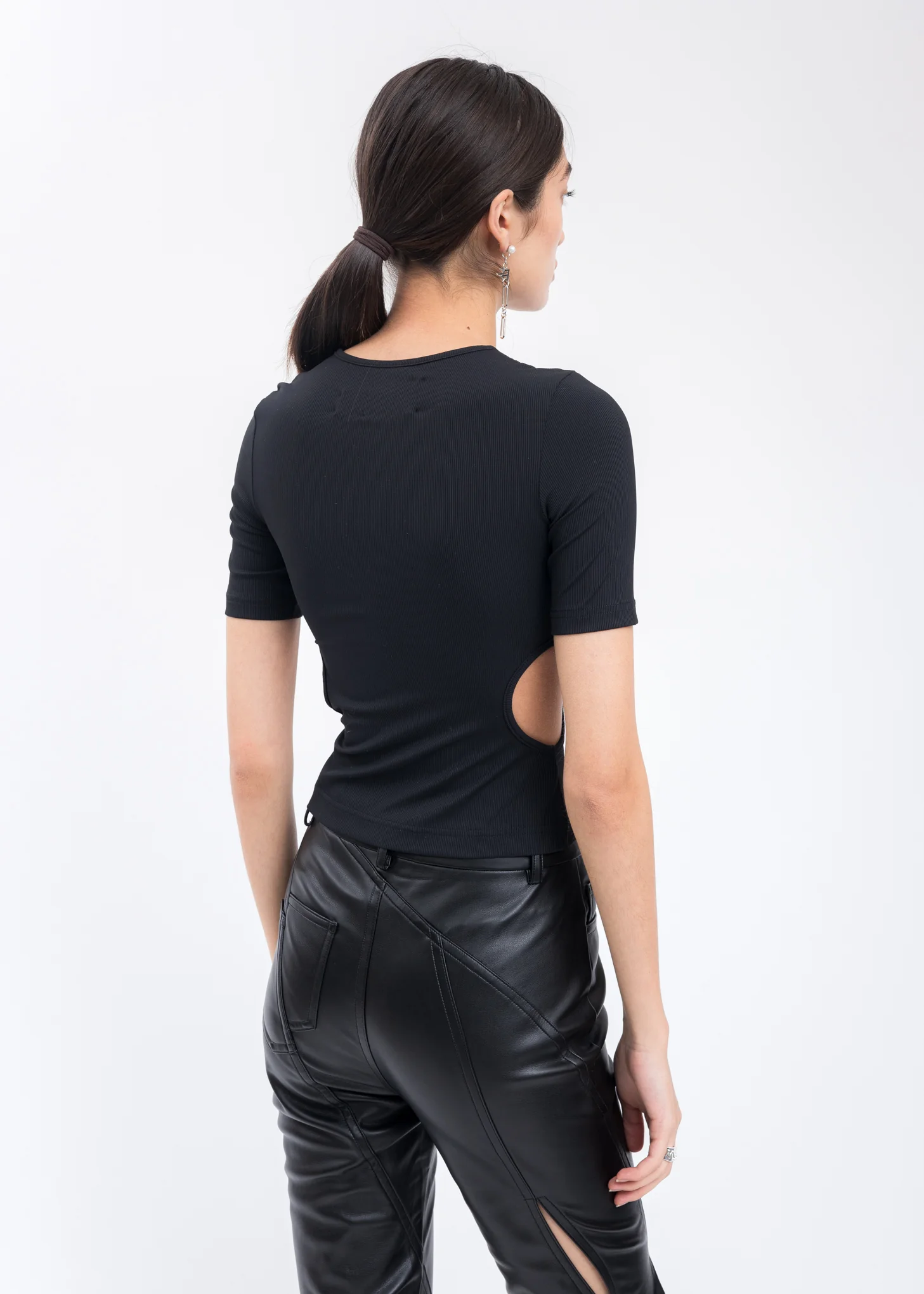 Black 2 In 1 T-Shirt - Image 4