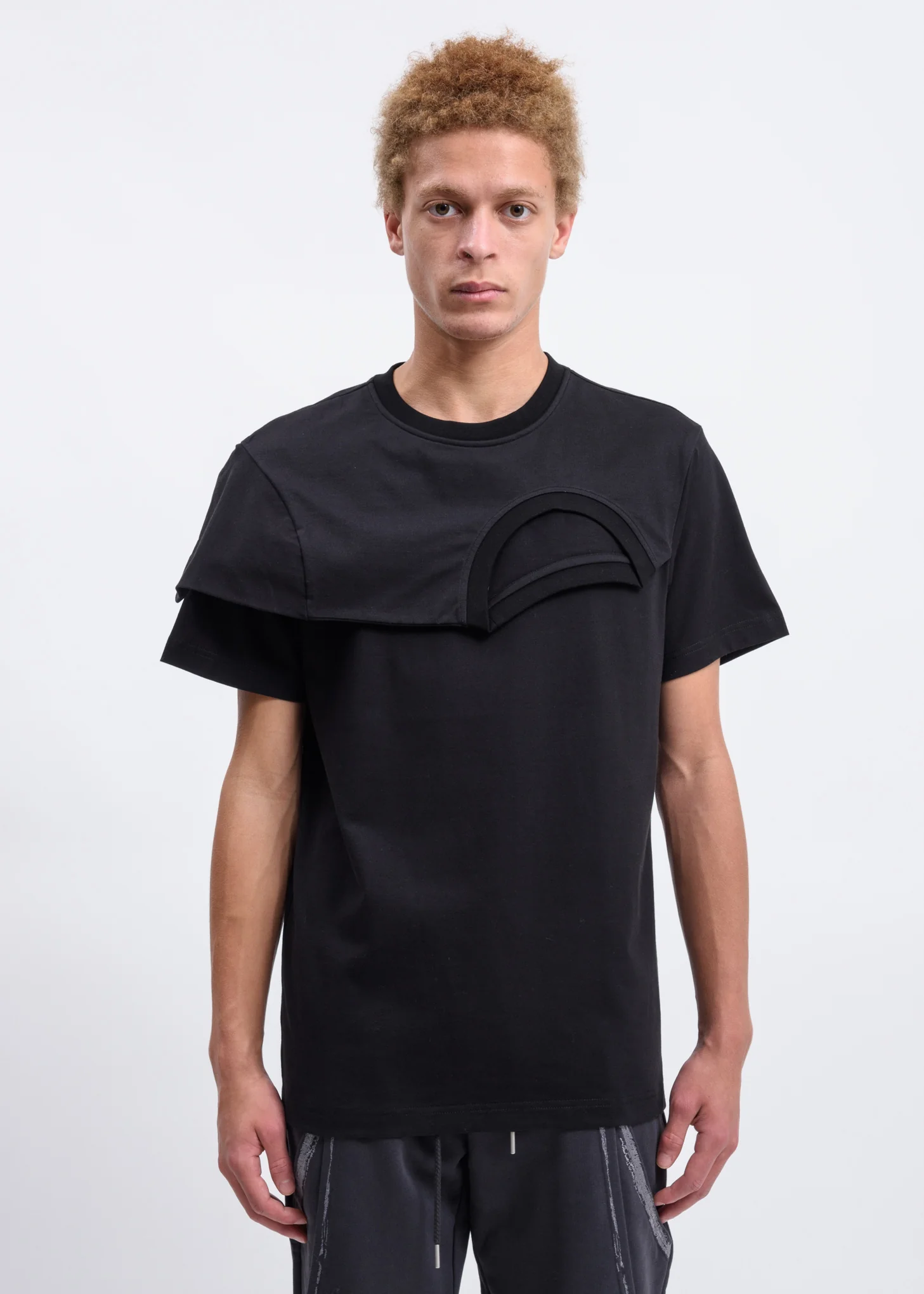 Black 2 In 1 T-Shirt