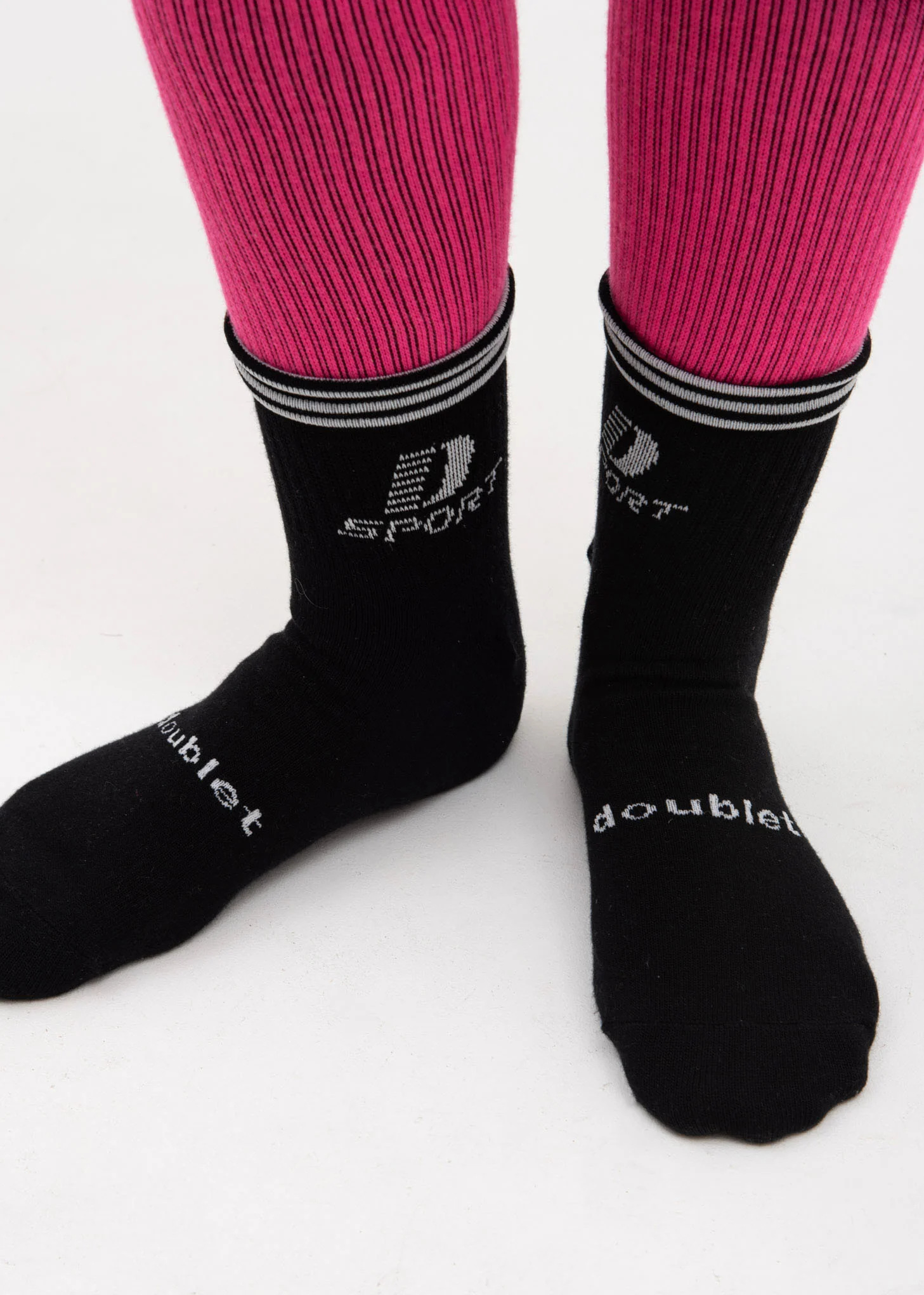 Black 3 Layered Sports Socks