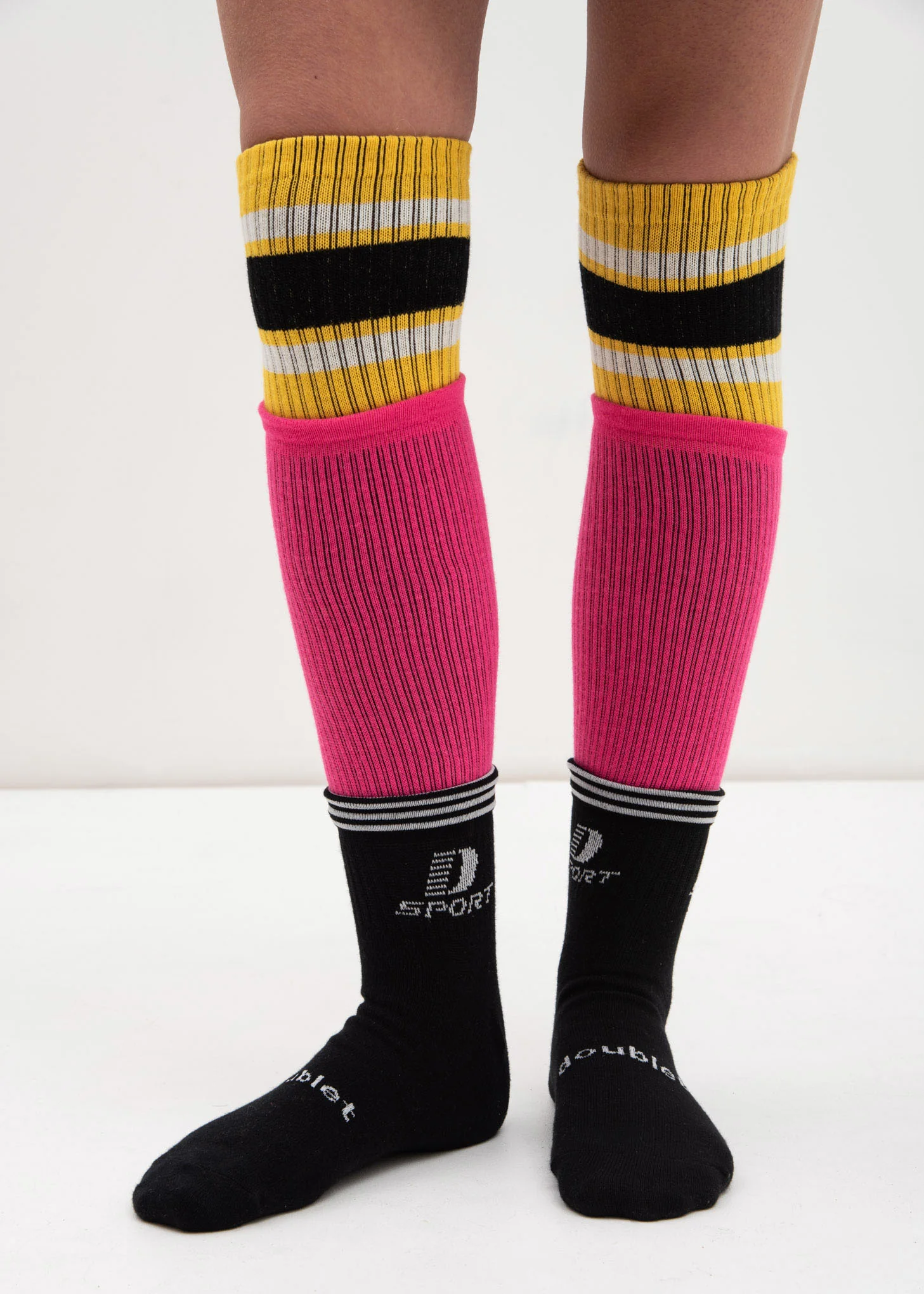 Black 3 Layered Sports Socks - Image 3