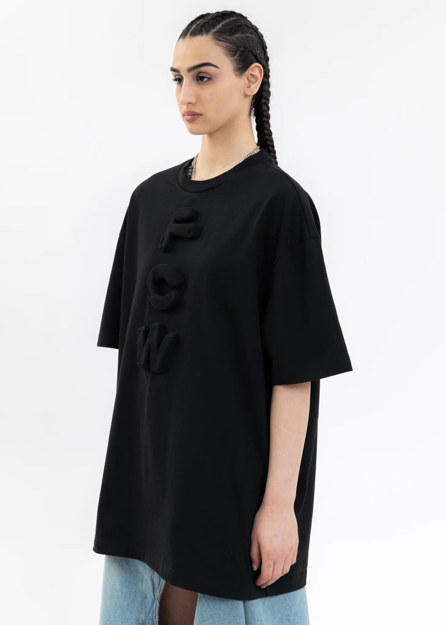 BLACK 3D FCW LOGO T-SHIRT - Image 3