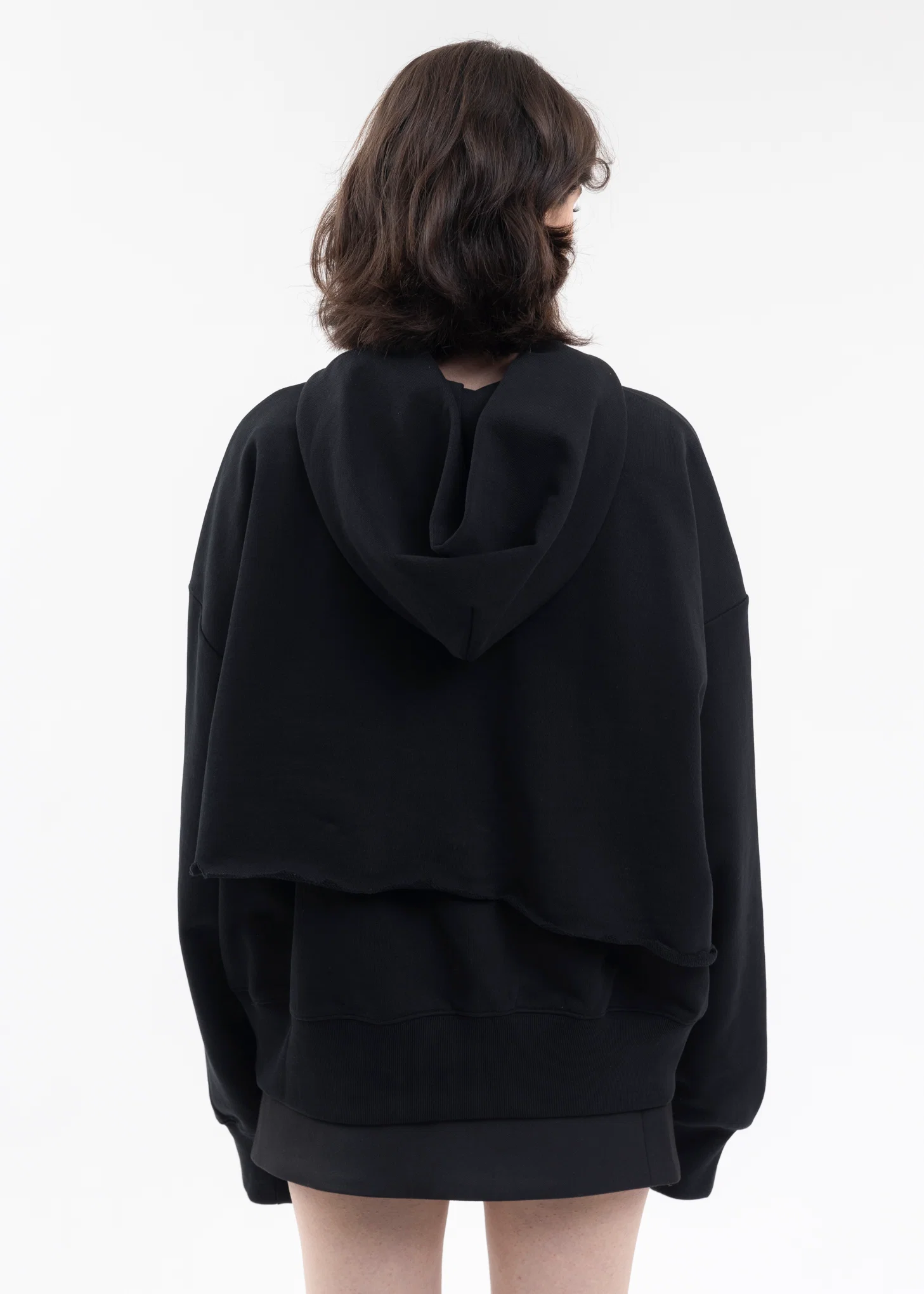 BLACK 3D WESTERN PRINT HOODIE - Image 3