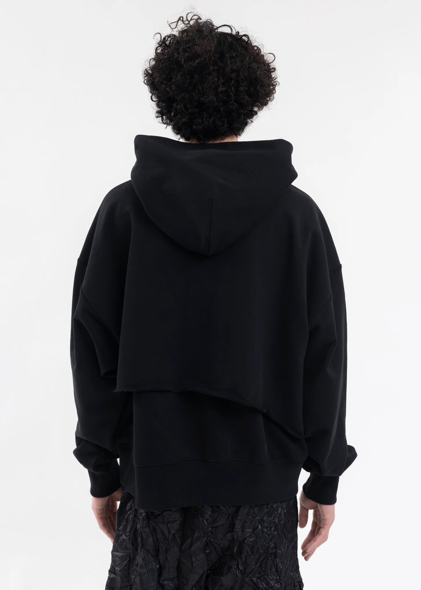BLACK 3D WESTERN PRINT HOODIE - Image 2
