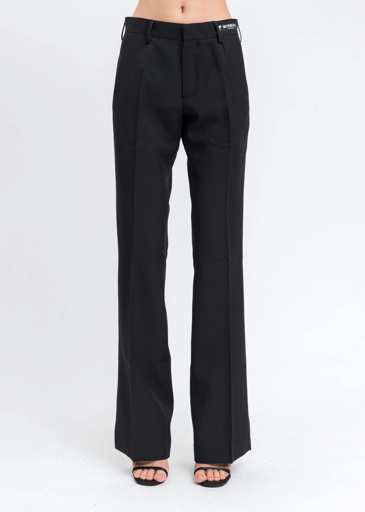 Black 90'S NY Tailor Trousers - Image 2