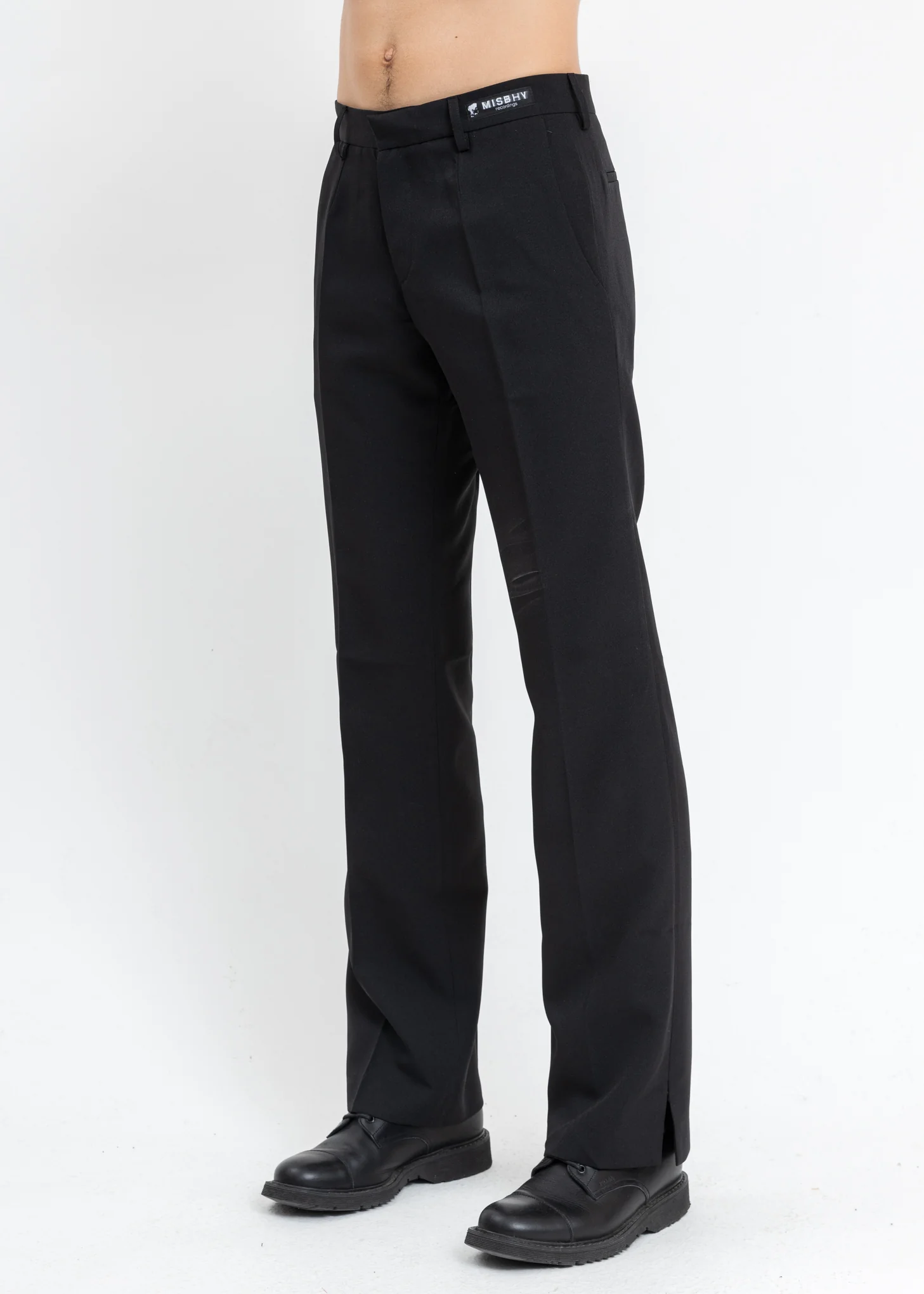 Black 90'S NY Tailor Trousers - Image 2