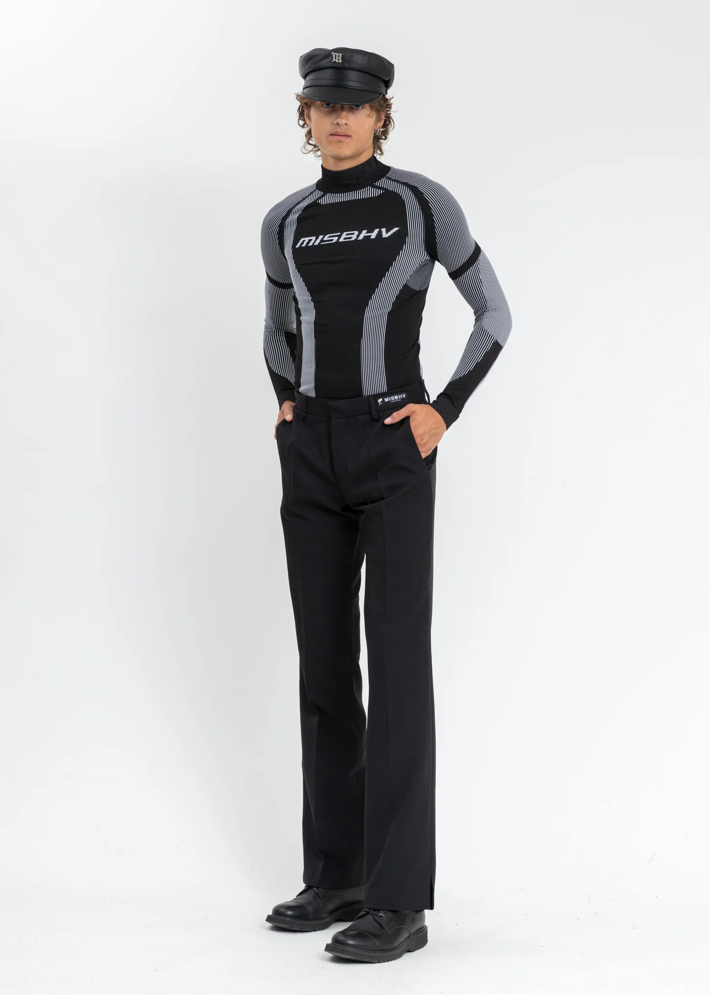 Black 90'S NY Tailor Trousers - Image 6