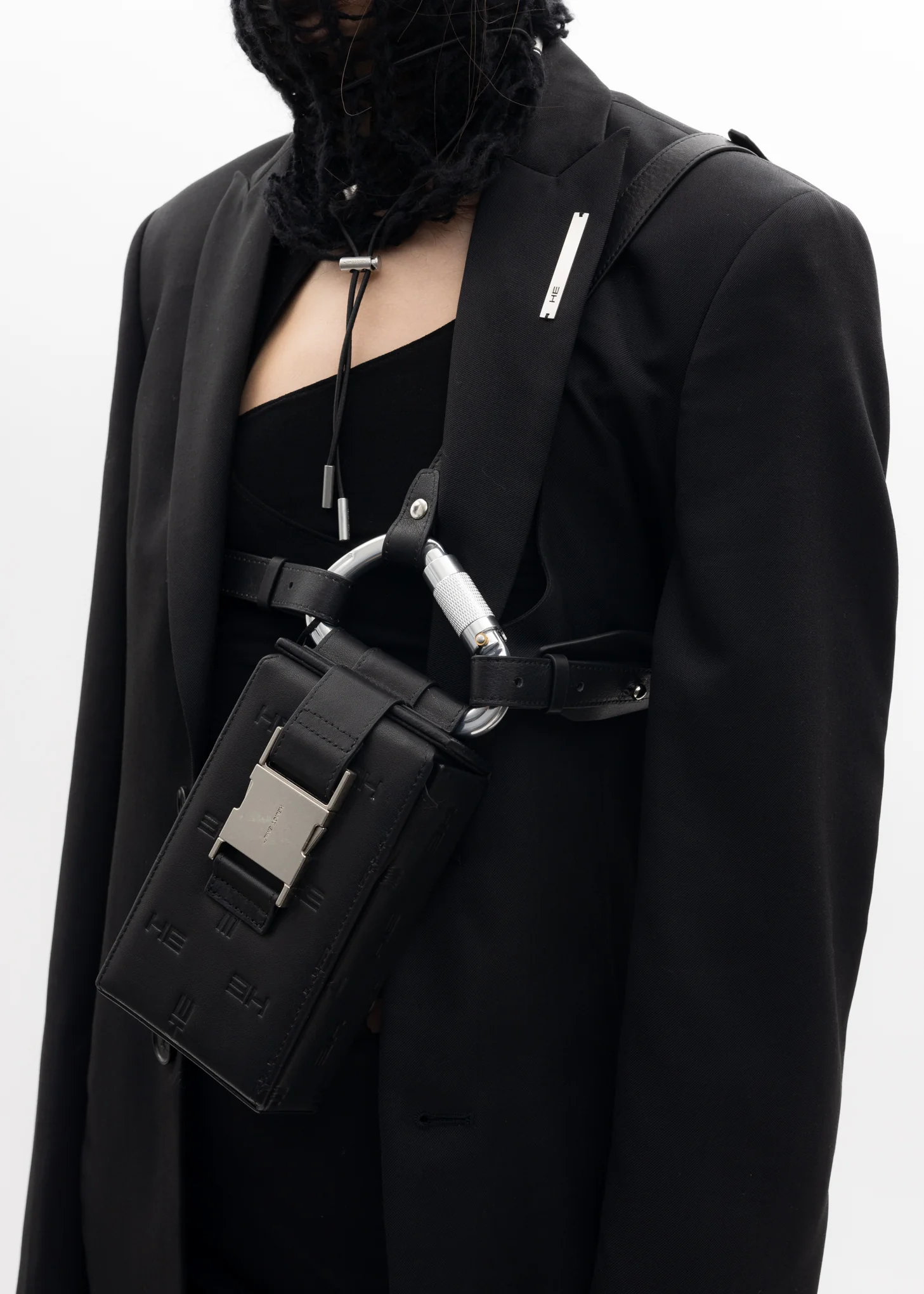 Black ADIAMORPHIC TAILORED Blazer - Image 4