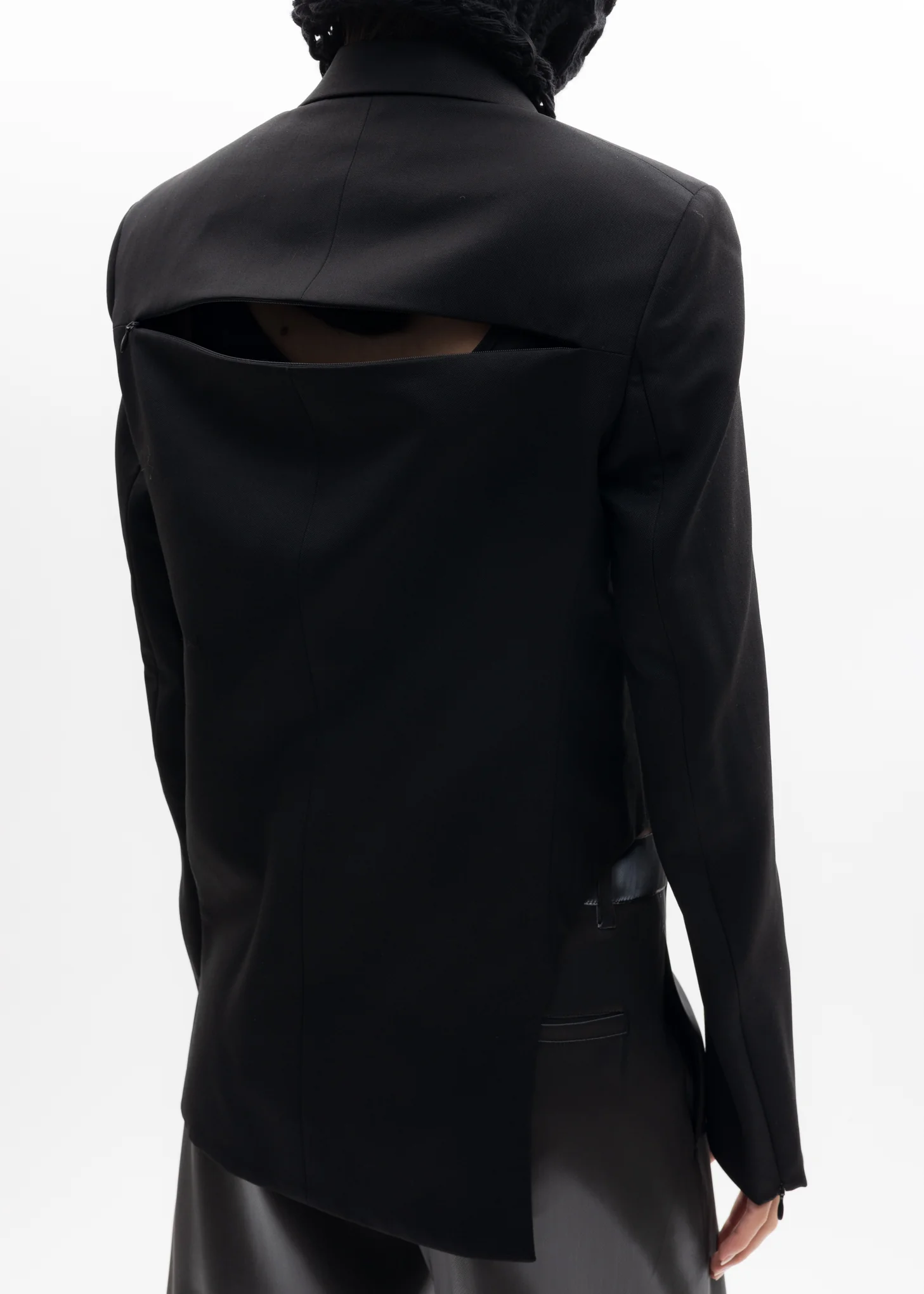 Black ADIAMORPHIC TAILORED Blazer - Image 7