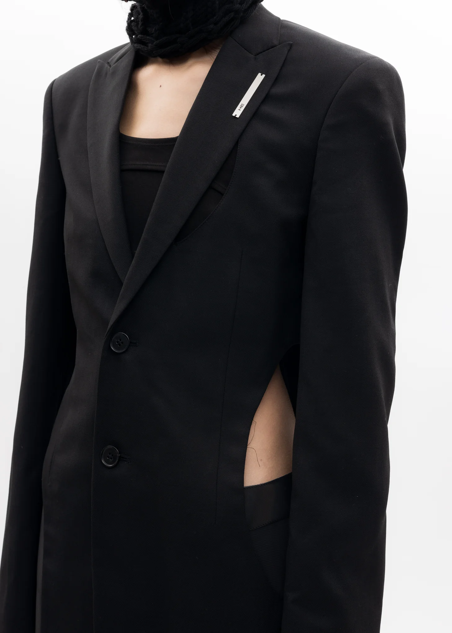 Black ADIAMORPHIC TAILORED Blazer - Image 8