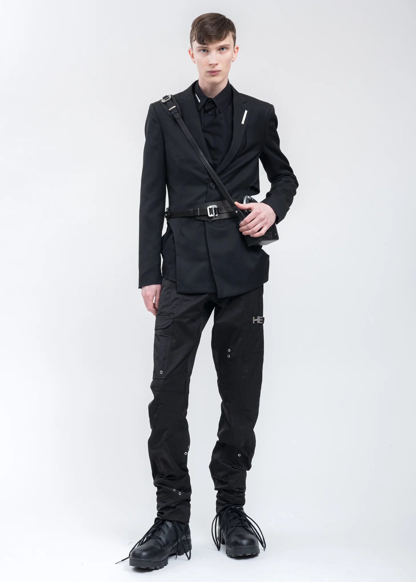 Black ADIAMORPHIC TAILORED Blazer - Image 12