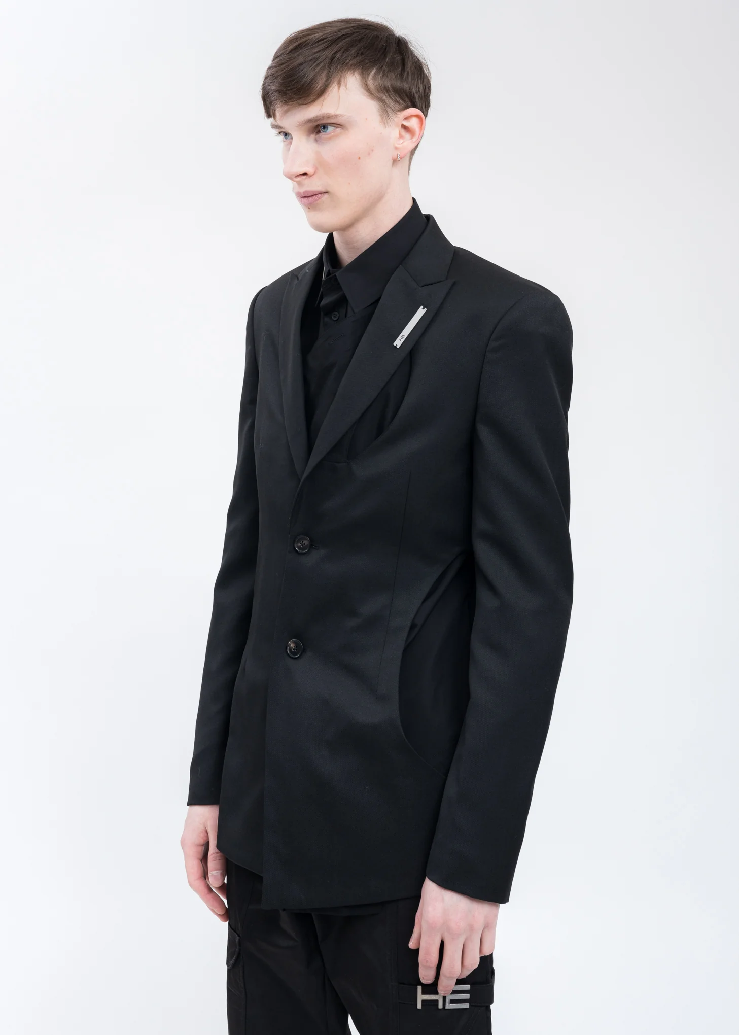 Black ADIAMORPHIC TAILORED Blazer - Image 14