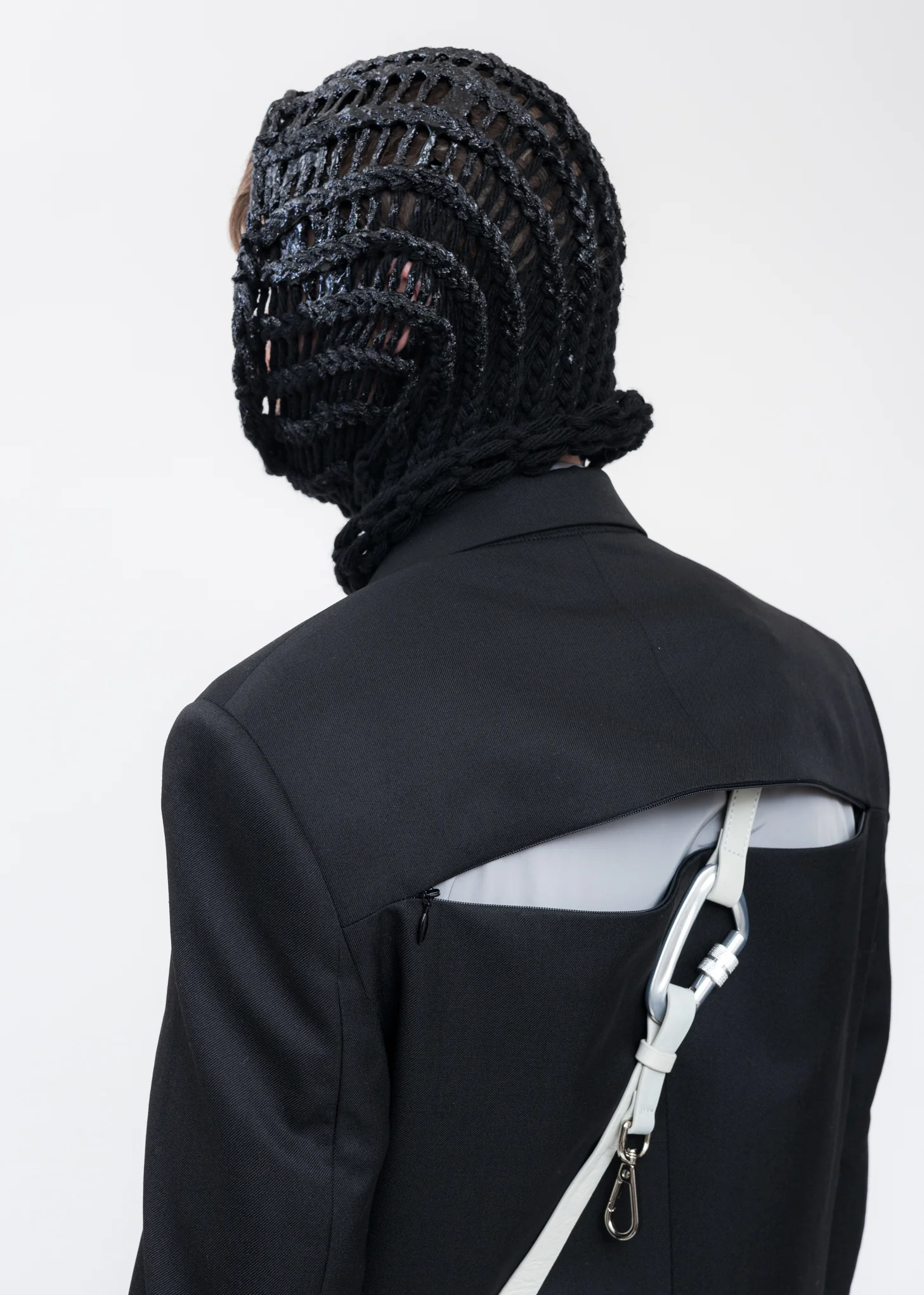 Black ADIAMORPHIC TAILORED Blazer - Image 2