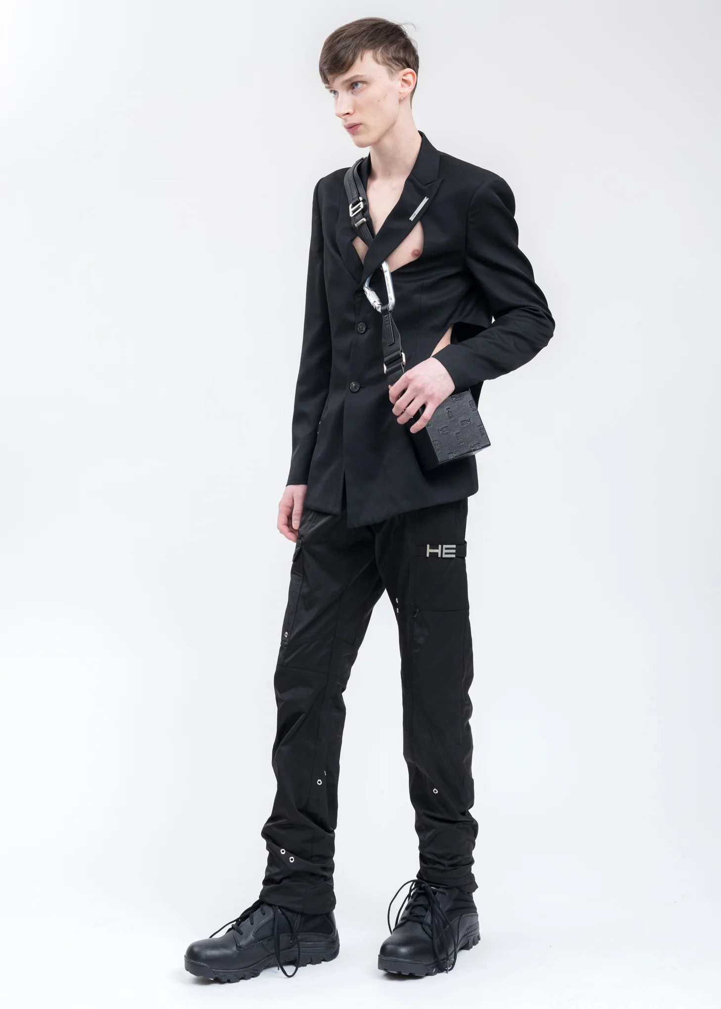 Black ADIAMORPHIC TAILORED Blazer - Image 4