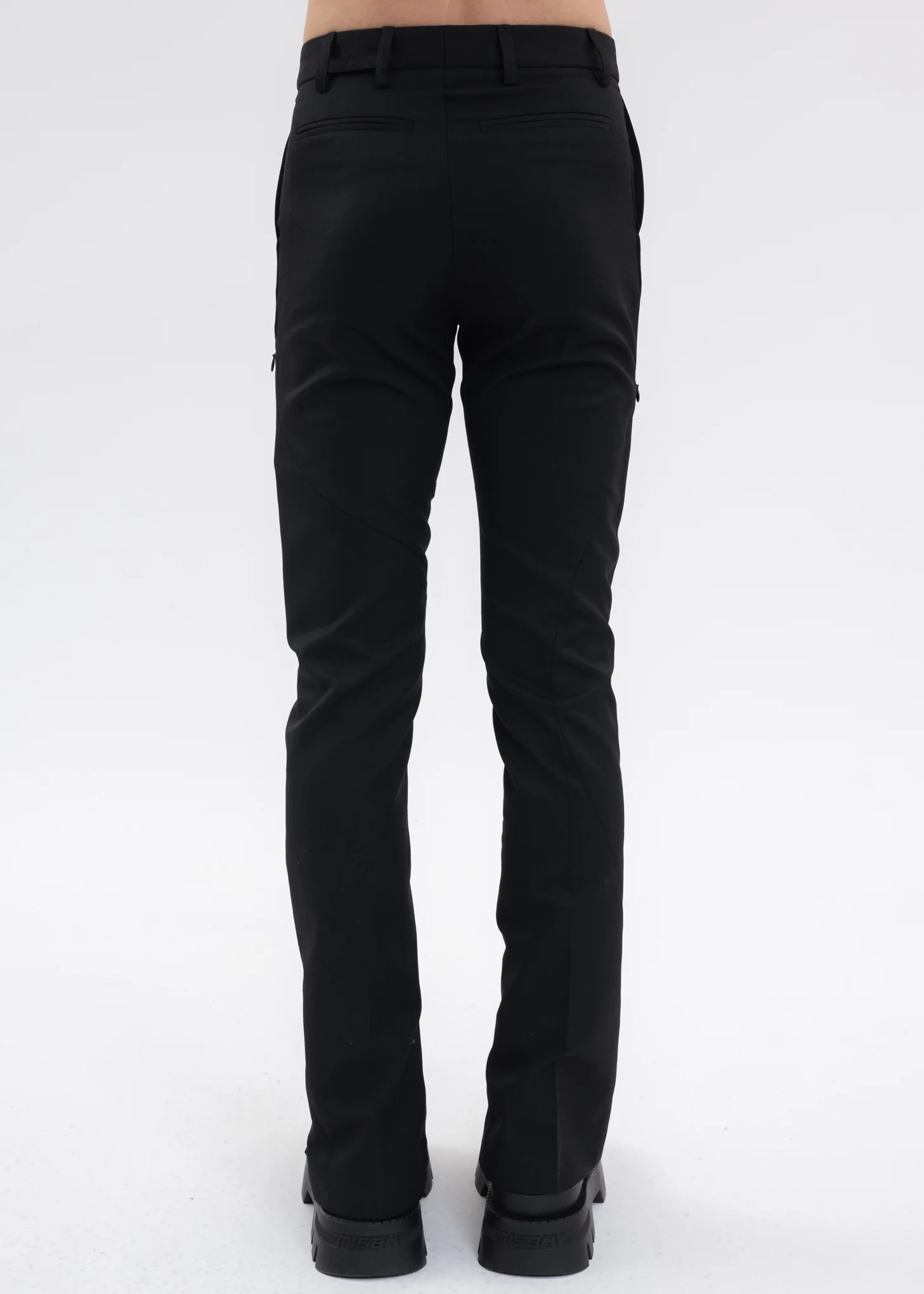 Black ADIAMORPHIC TAILORED TROUSERS - Image 3