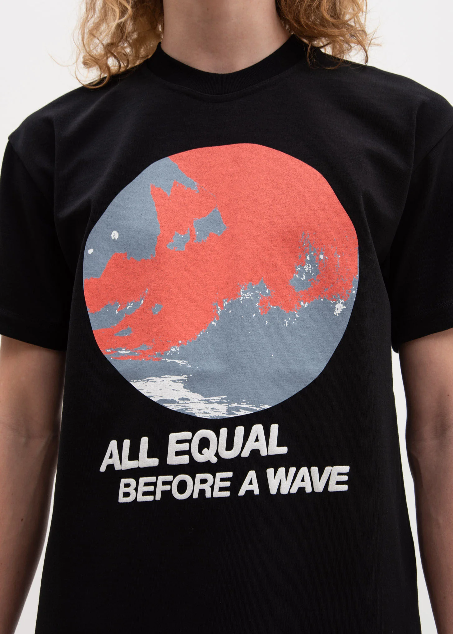 Black All Equal Fitted T-Shirt - Image 3