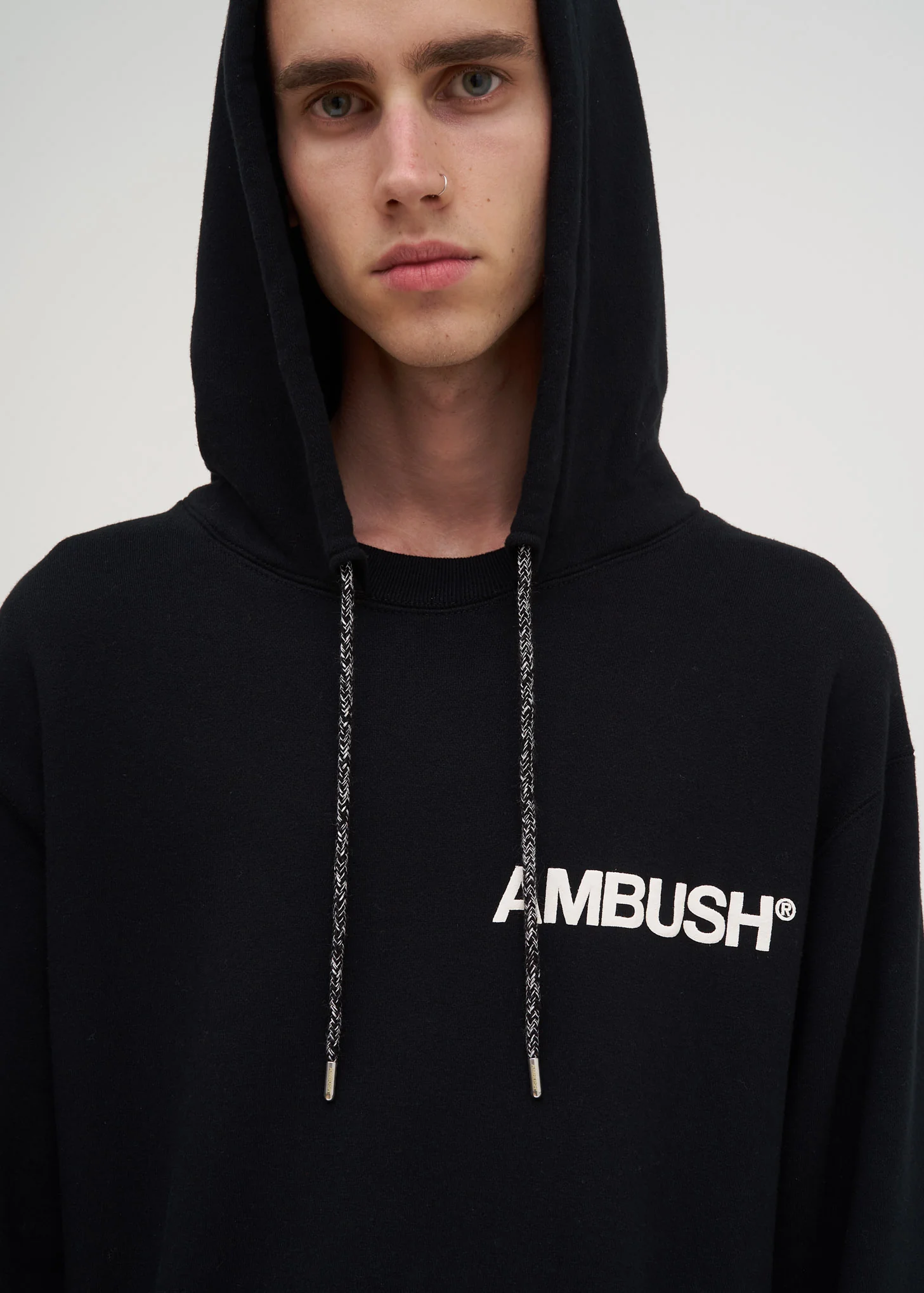 Black Ambush Print Hoodie - Image 5
