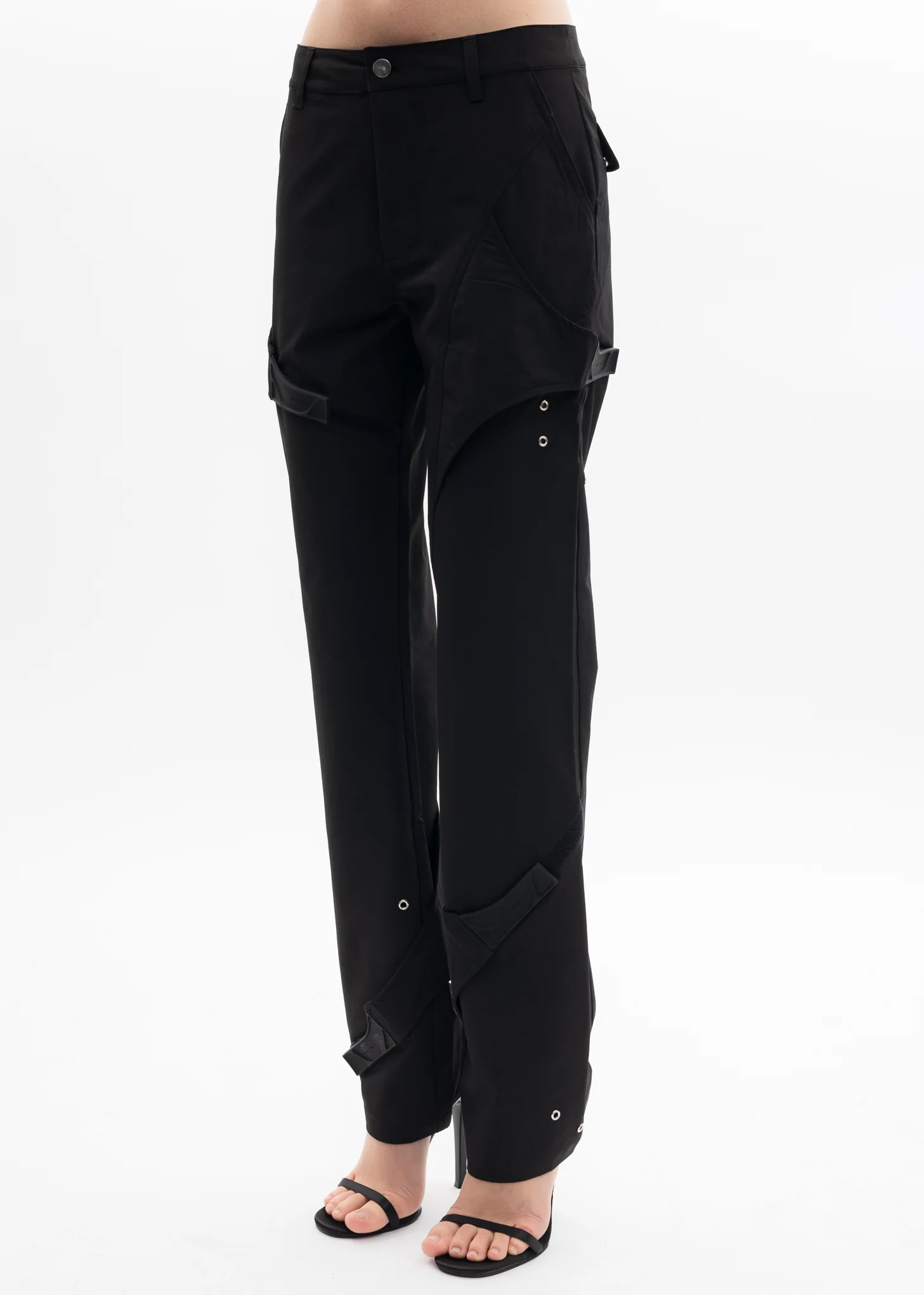Black ANAMORPHIC Cargo Pants - Image 2