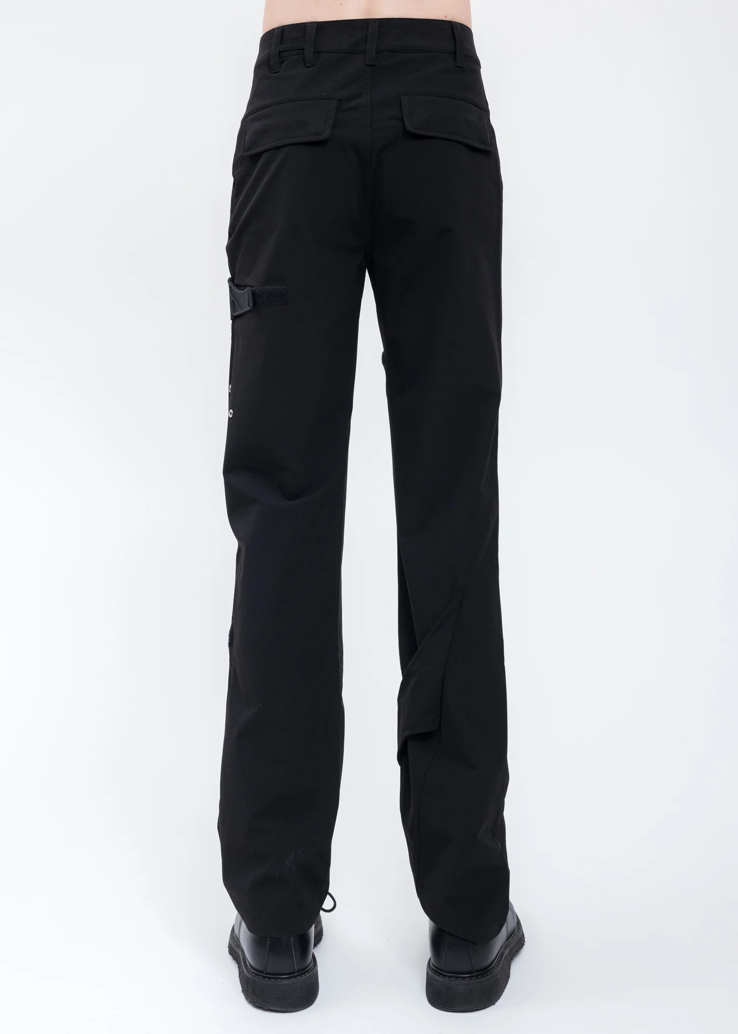 Black ANAMORPHIC Cargo Pants - Image 4
