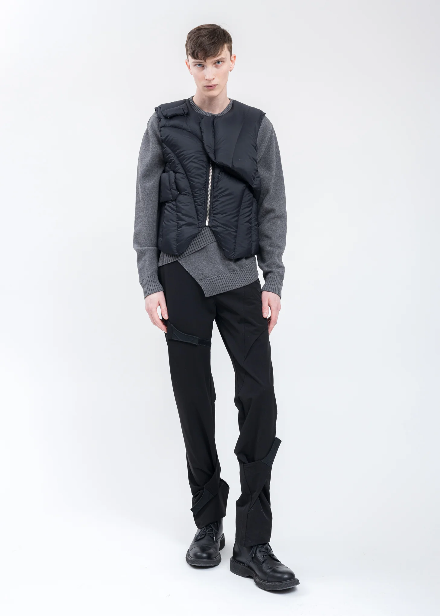 Black ANAMORPHIC Cargo Pants - Image 7
