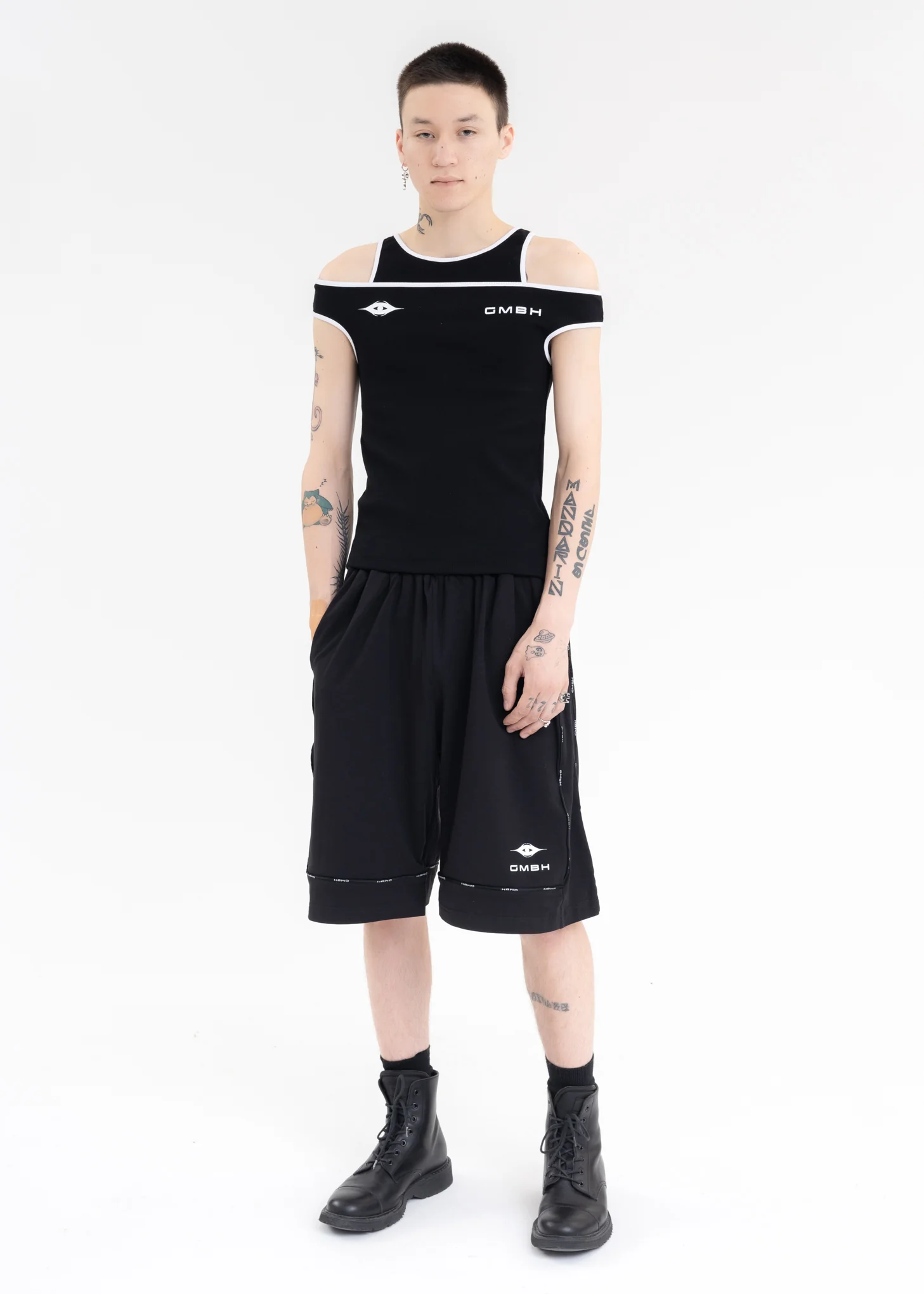 BLACK BASKET SHORTS - Image 5