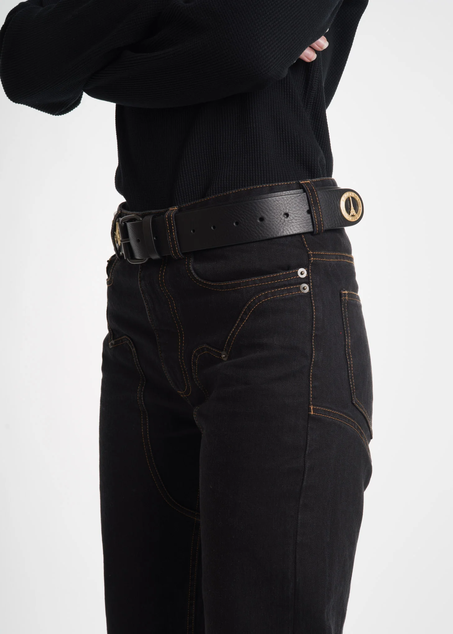 Black and Gold Dore Belt - Image 3