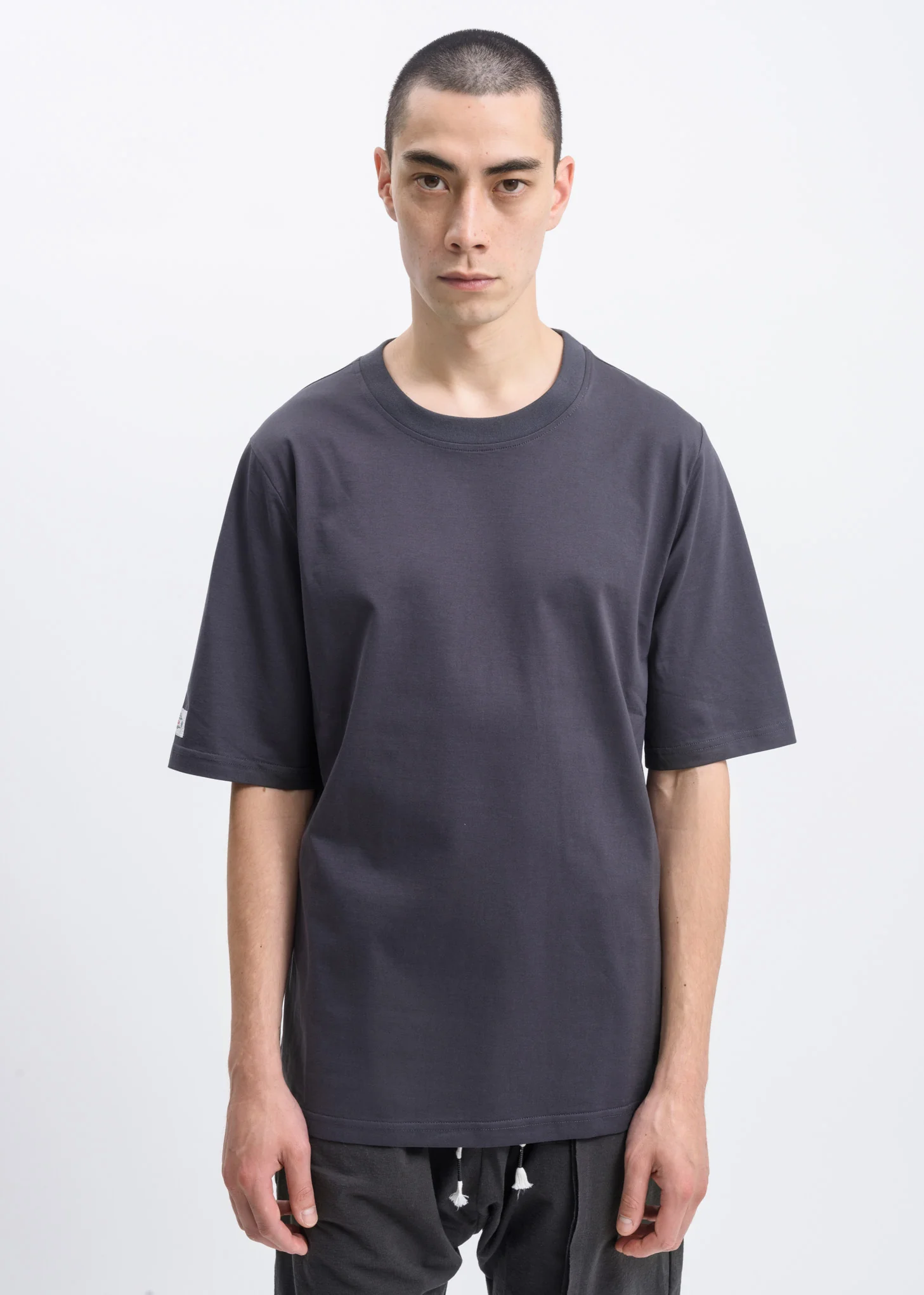 Black and Grey Label T-Shirt - Image 5