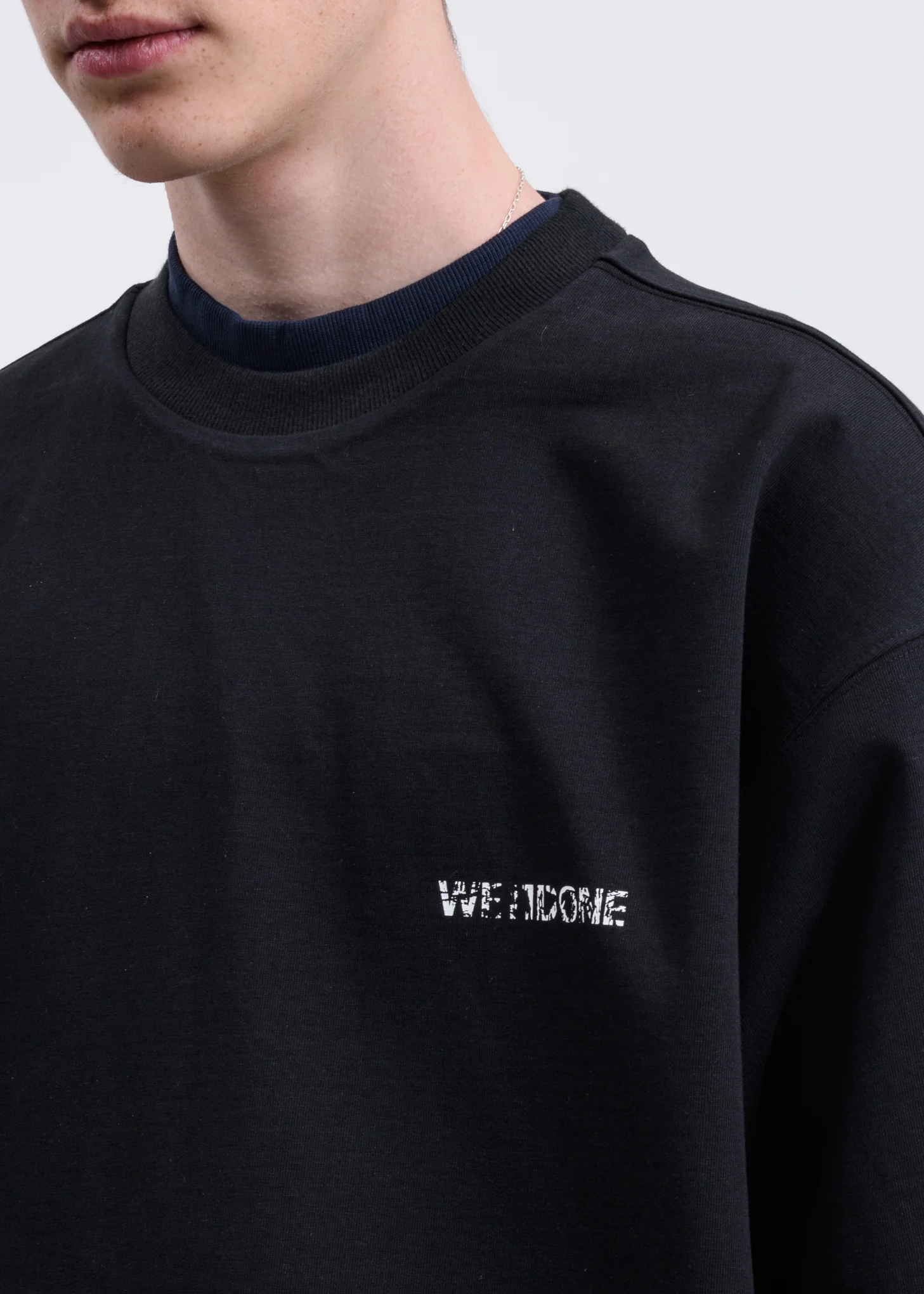 Black And Navy  Reversible Gig T-shirt - Image 3