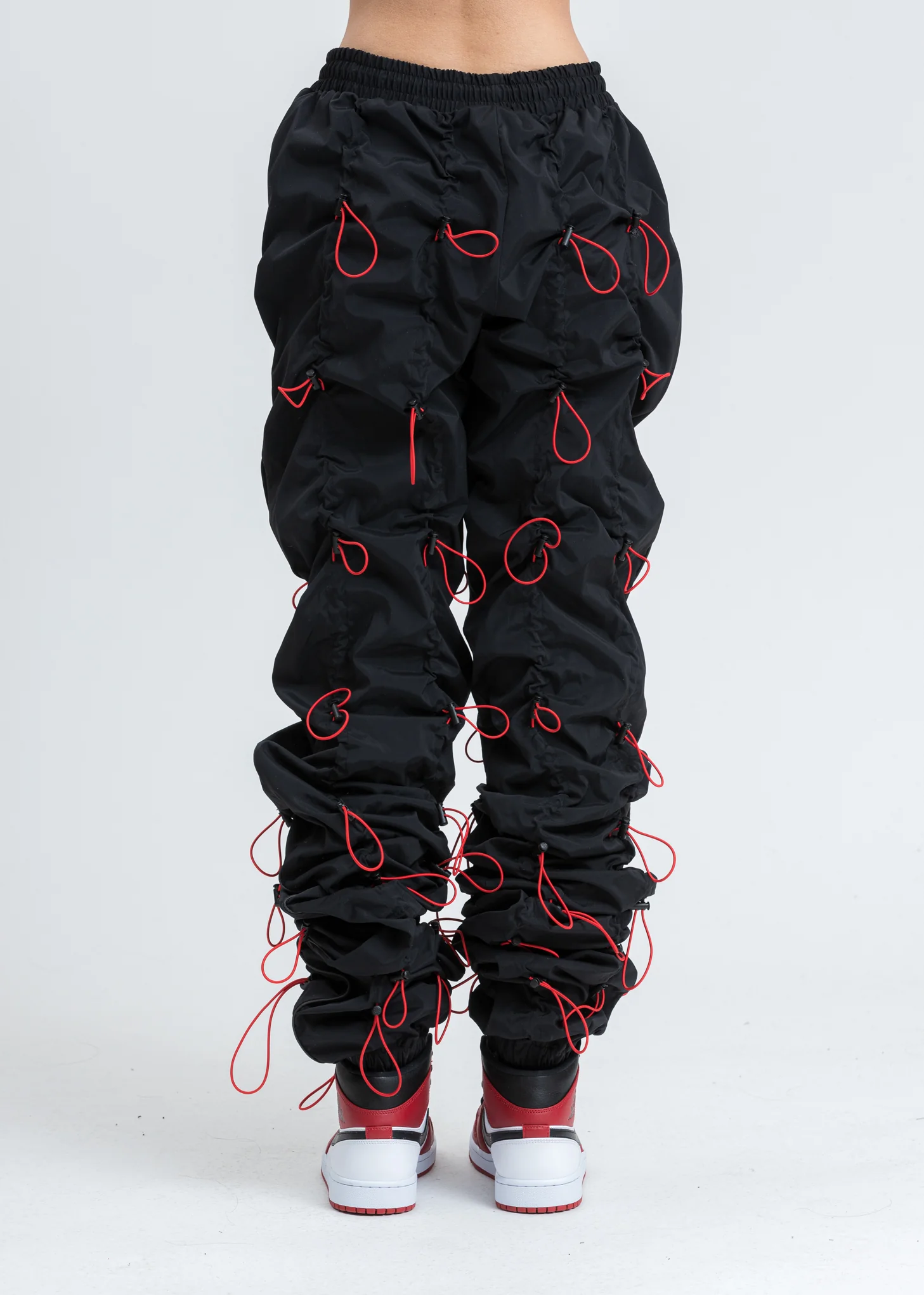Black And Red GOBCHANG Pants - Image 2