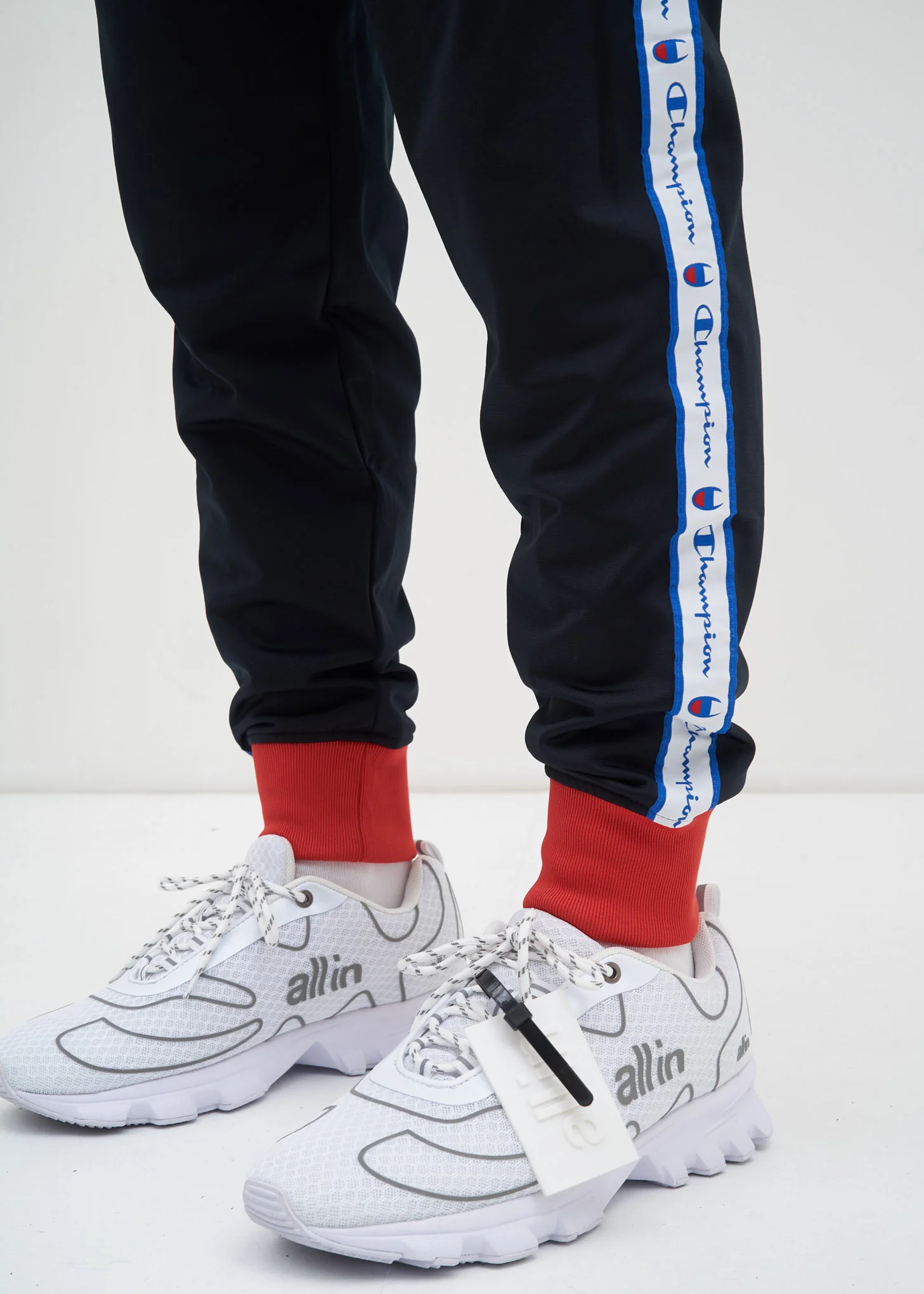 Black and Scarlet Track Pant - Image 6