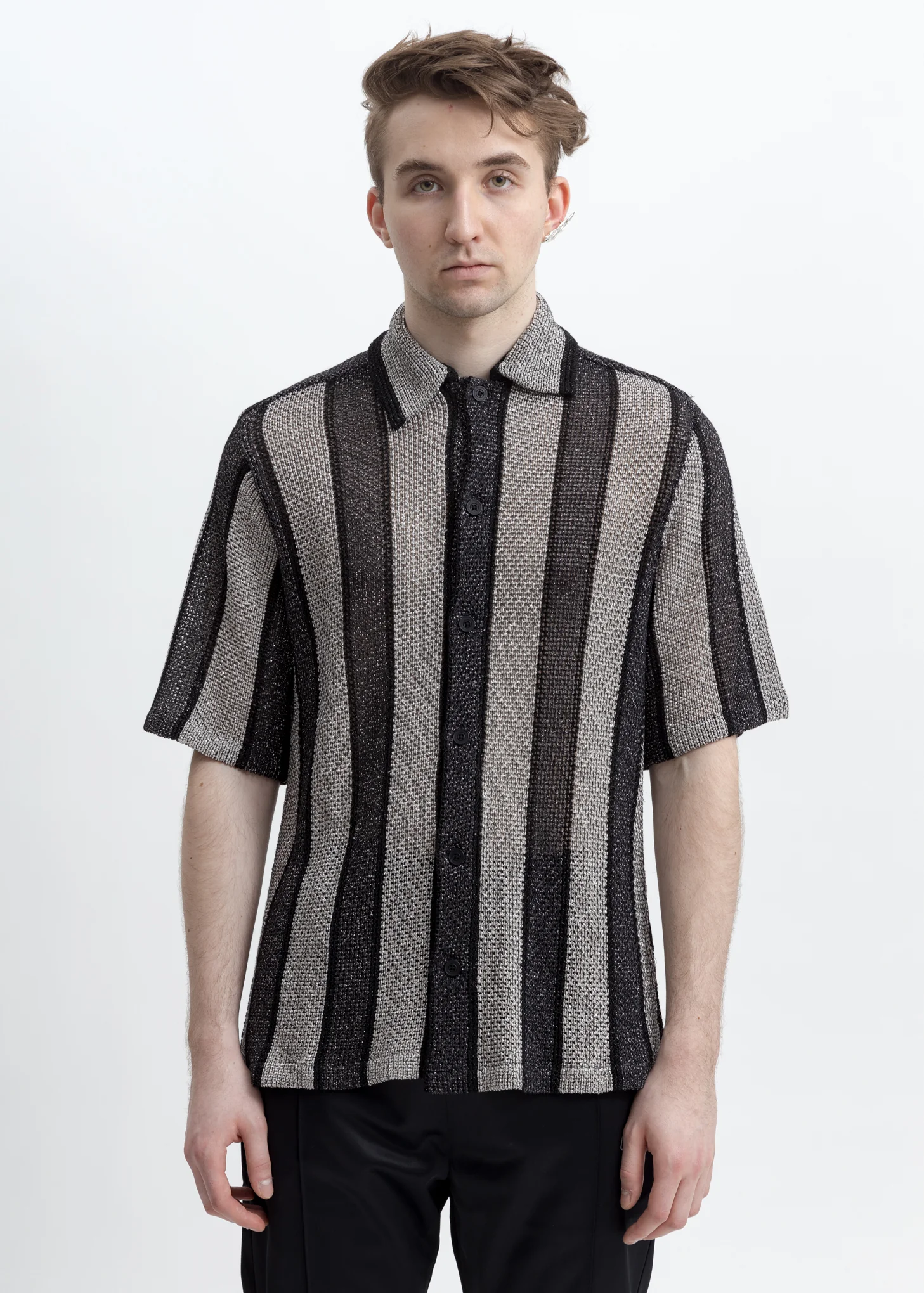 Black And Silver Wes Shirt