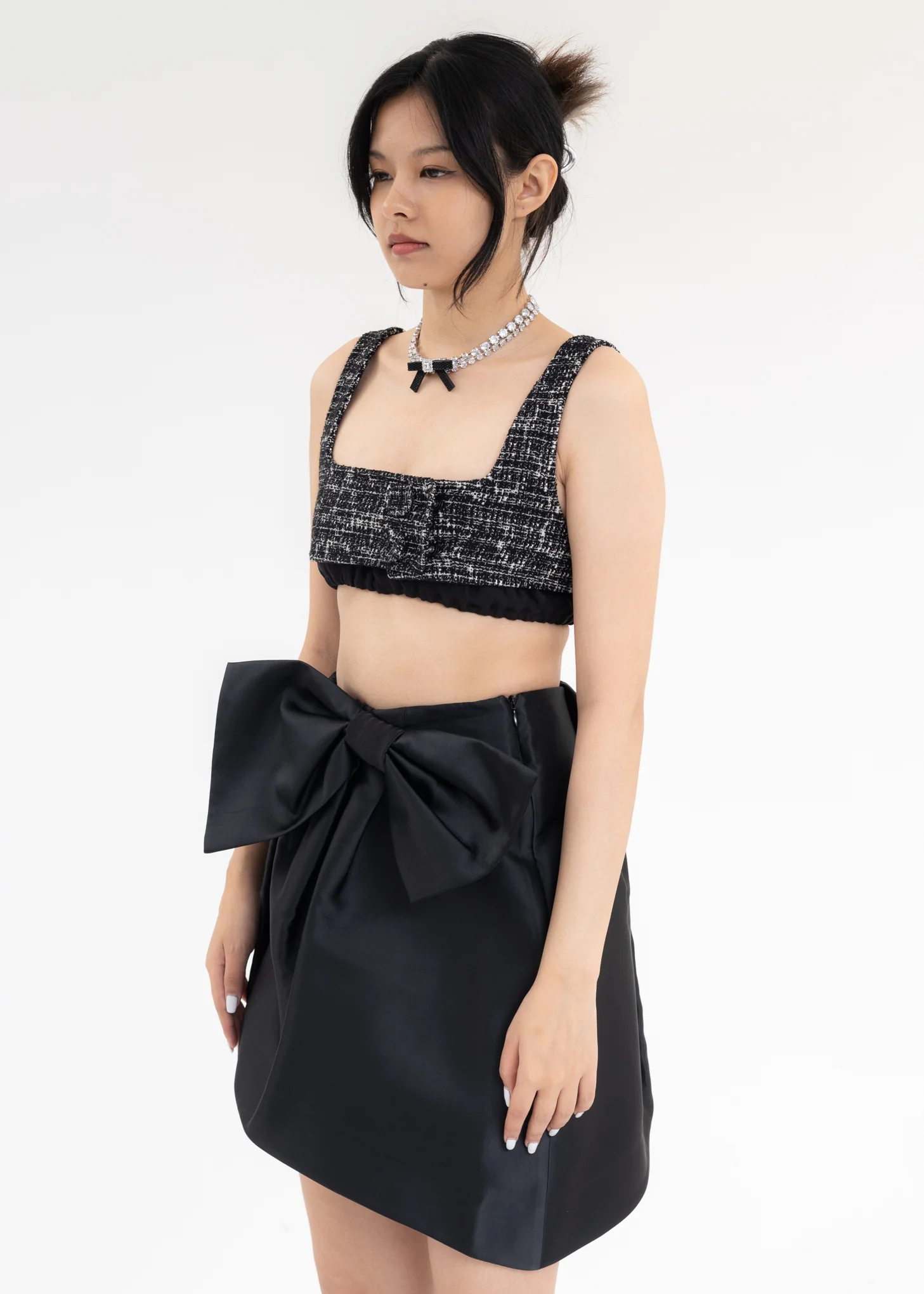 Black And White Bralette Top - Image 3