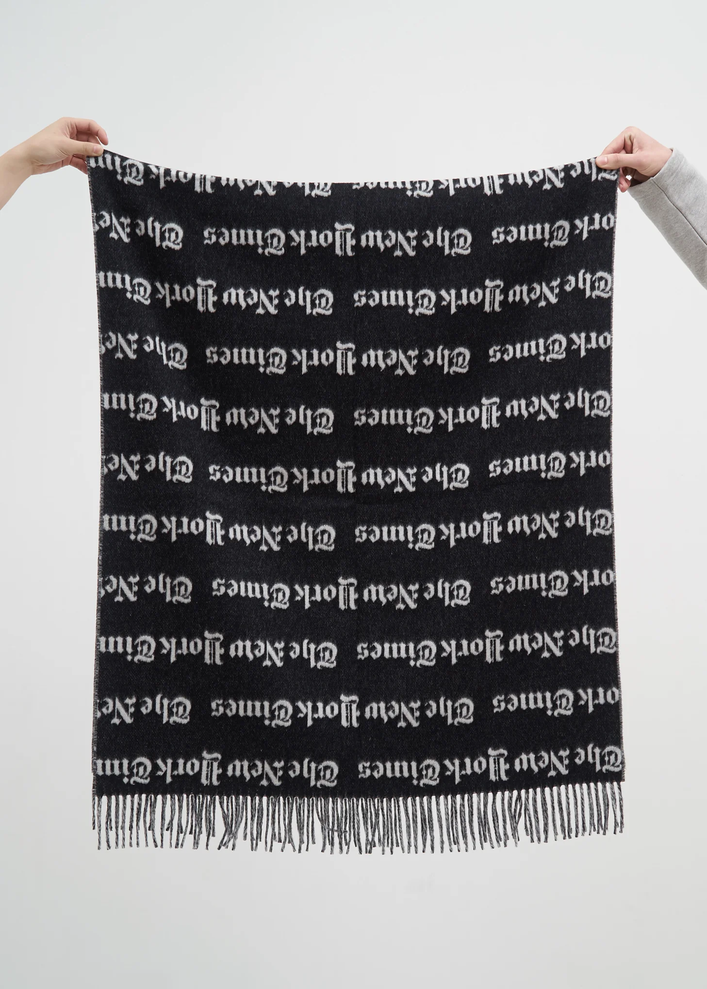 Black and White New York Times Scarf