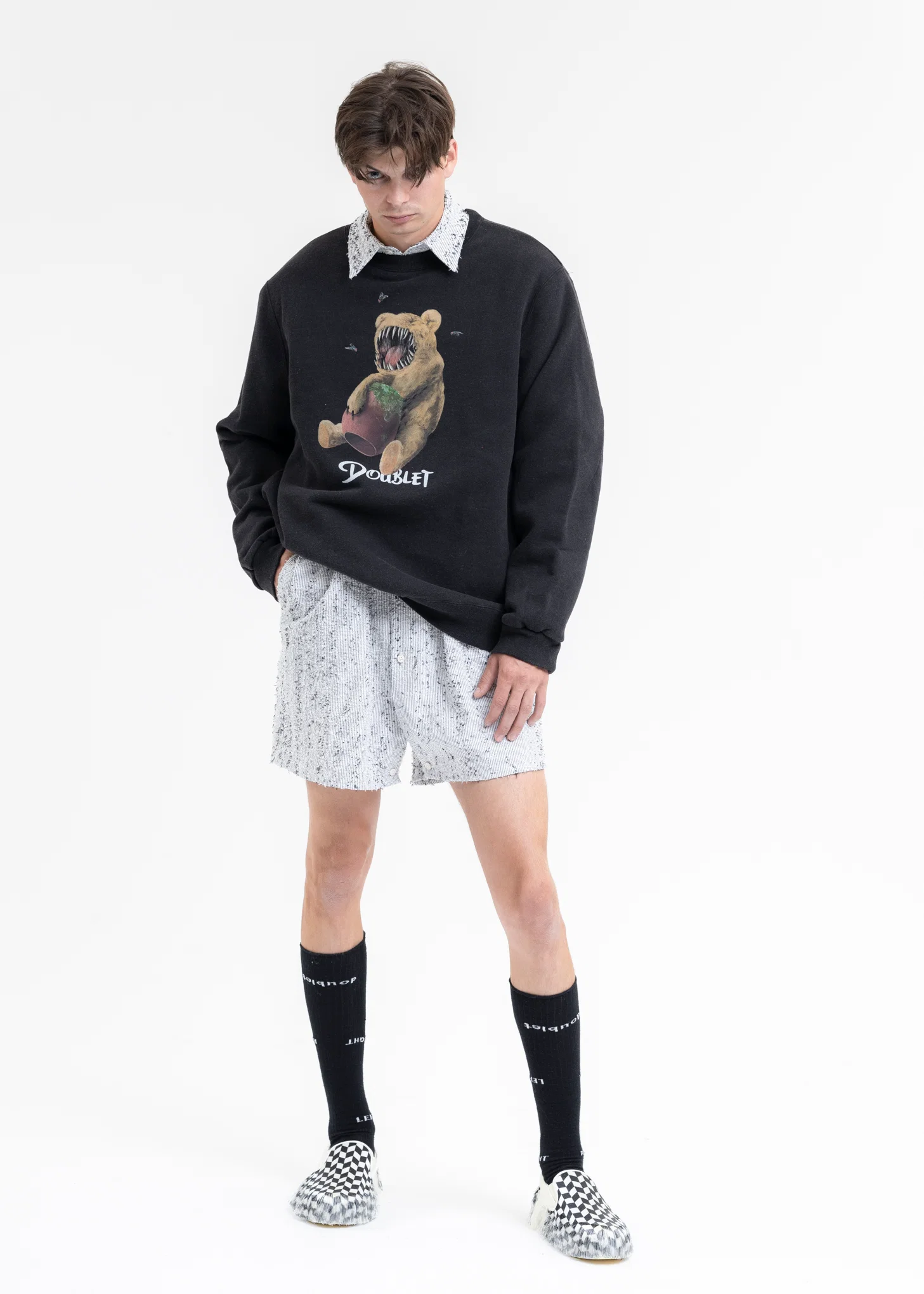 BLACK AND WHITE STUFFED SHIRT COSTUME - Image 8