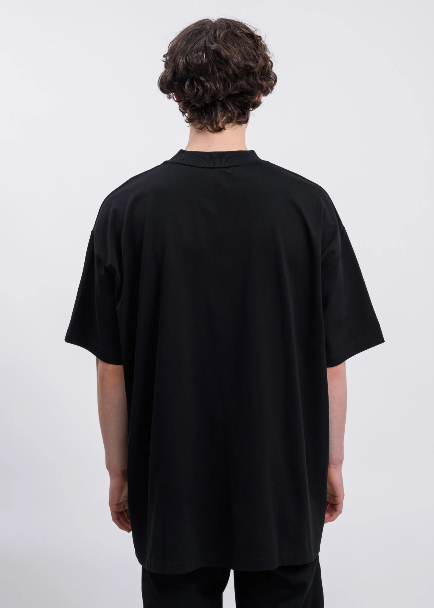 Black and Yellow Guohua Panel T-Shirt - Image 3