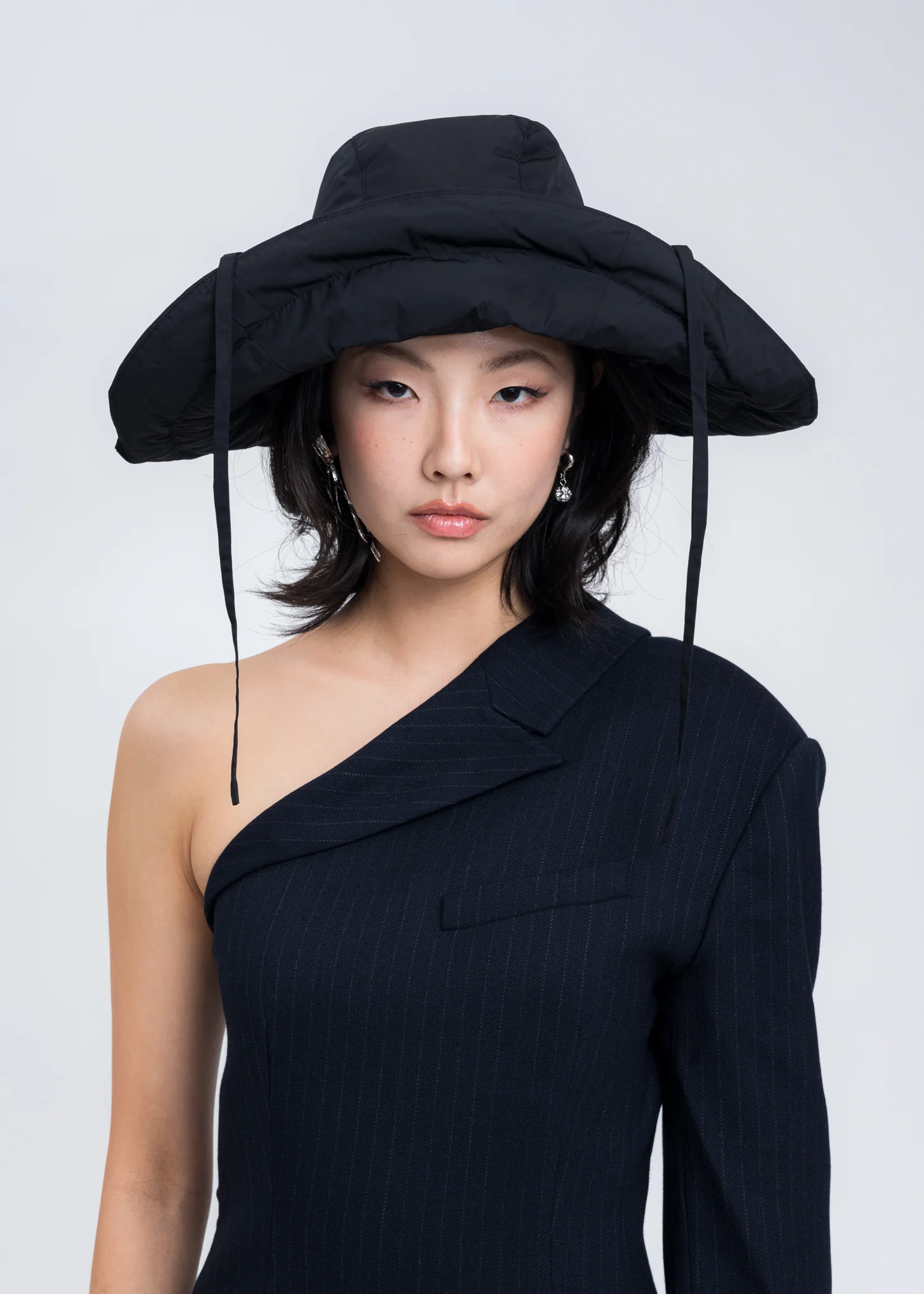 Black Down Anna Hat - Image 2